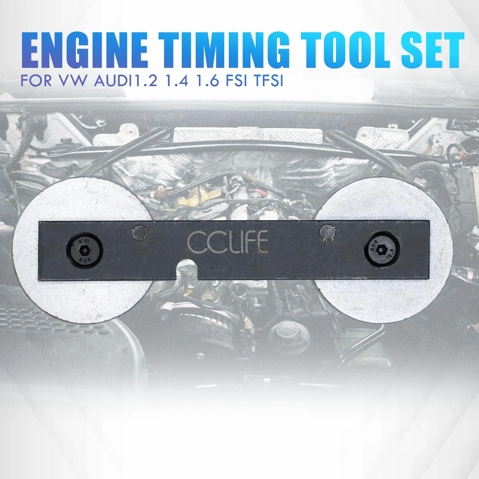CCLIFE Cinghia Distribuzione Ricambio Strumento Titolare del calibro di quadrante + Comparatore