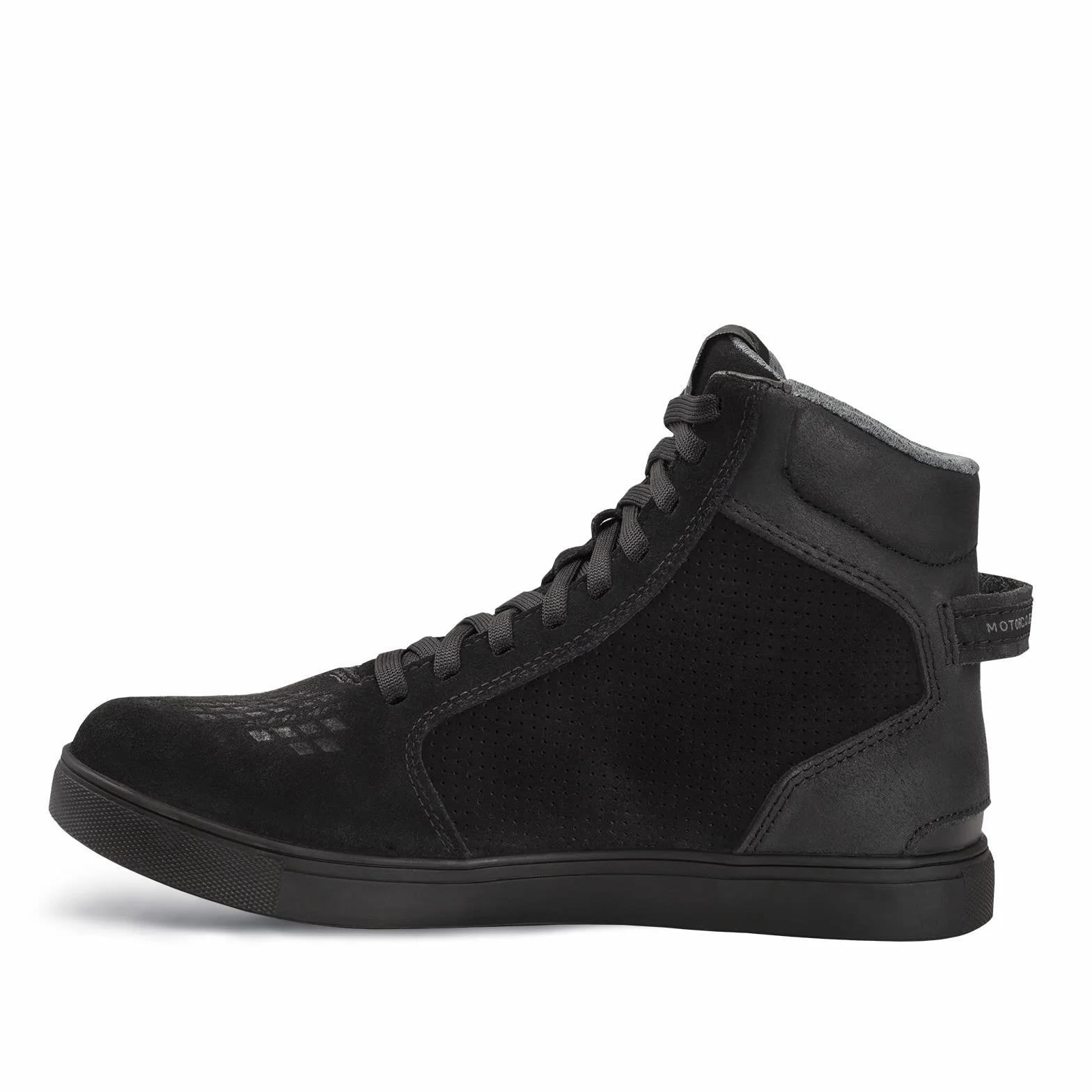 SHIMA SX-2 EVO Scarpe Moto Uomo - Stivali Moto in Pelle, Traspirante, Rinforzato con Supporto della Caviglia, Suola Antiscivolo, Impugnatura per il Cambio di Marcia (Nero, 47)
