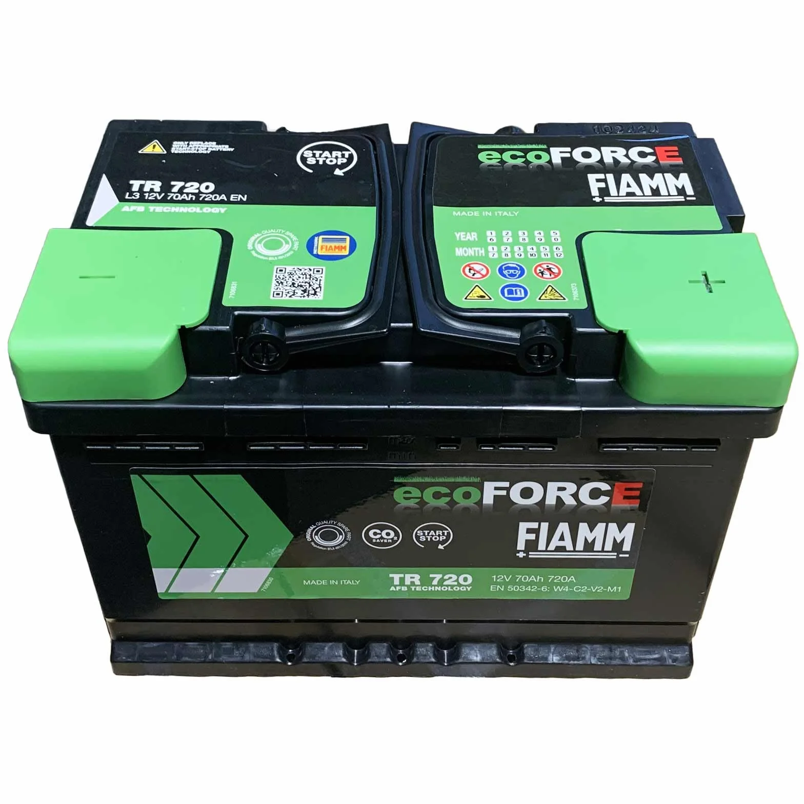 BATTERIA AUTO FIAMM TR720 ECOFORCE EFB 7906402 START&STOP 70AH 720A