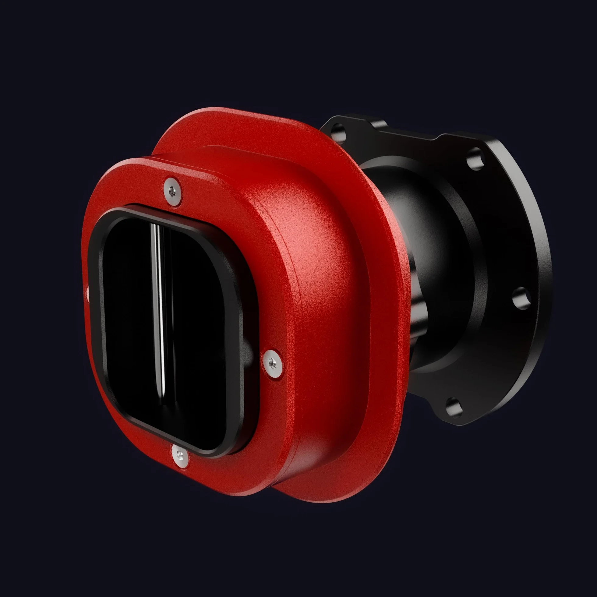 QR2 Racing - Ruote laterali adattate per ruota Fanatec Racing QR2 Pro, struttura stabile a sgancio rapido, lavorazione CNC, colore: rosso anodizzato