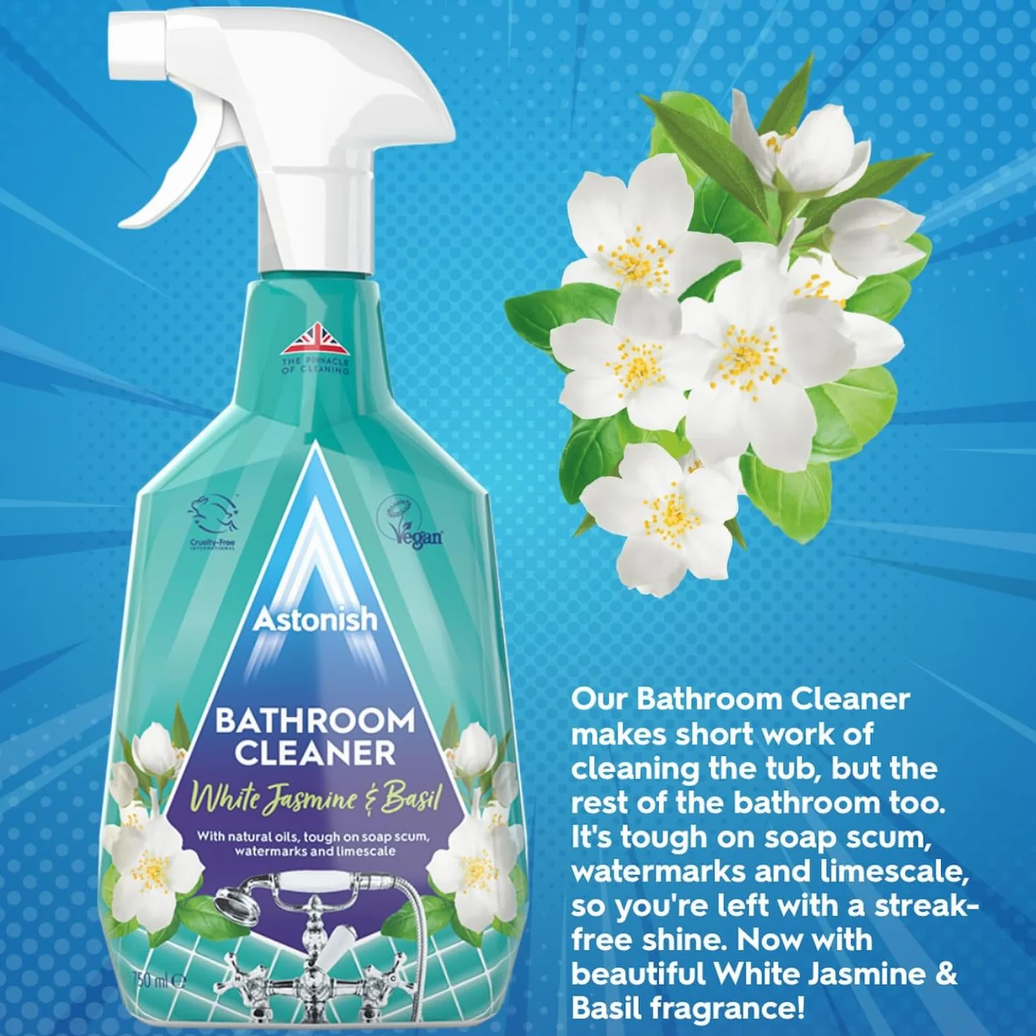 Astonish Spray detergente per il bagno 750 ml