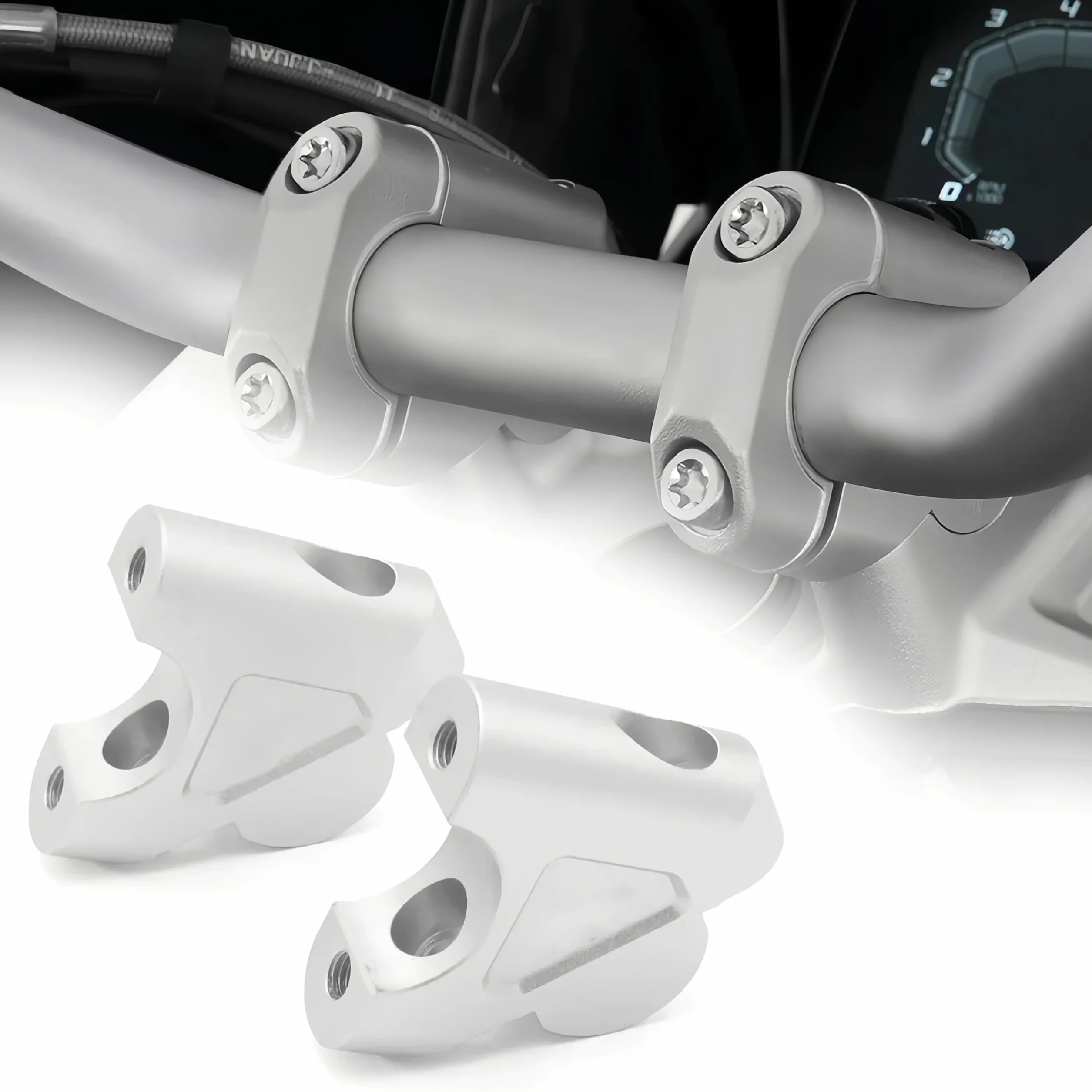 BMW R 1200GS LC ADV Riser Manubrio Moto 32MM Morsetto Drag Adattatore Estensibile