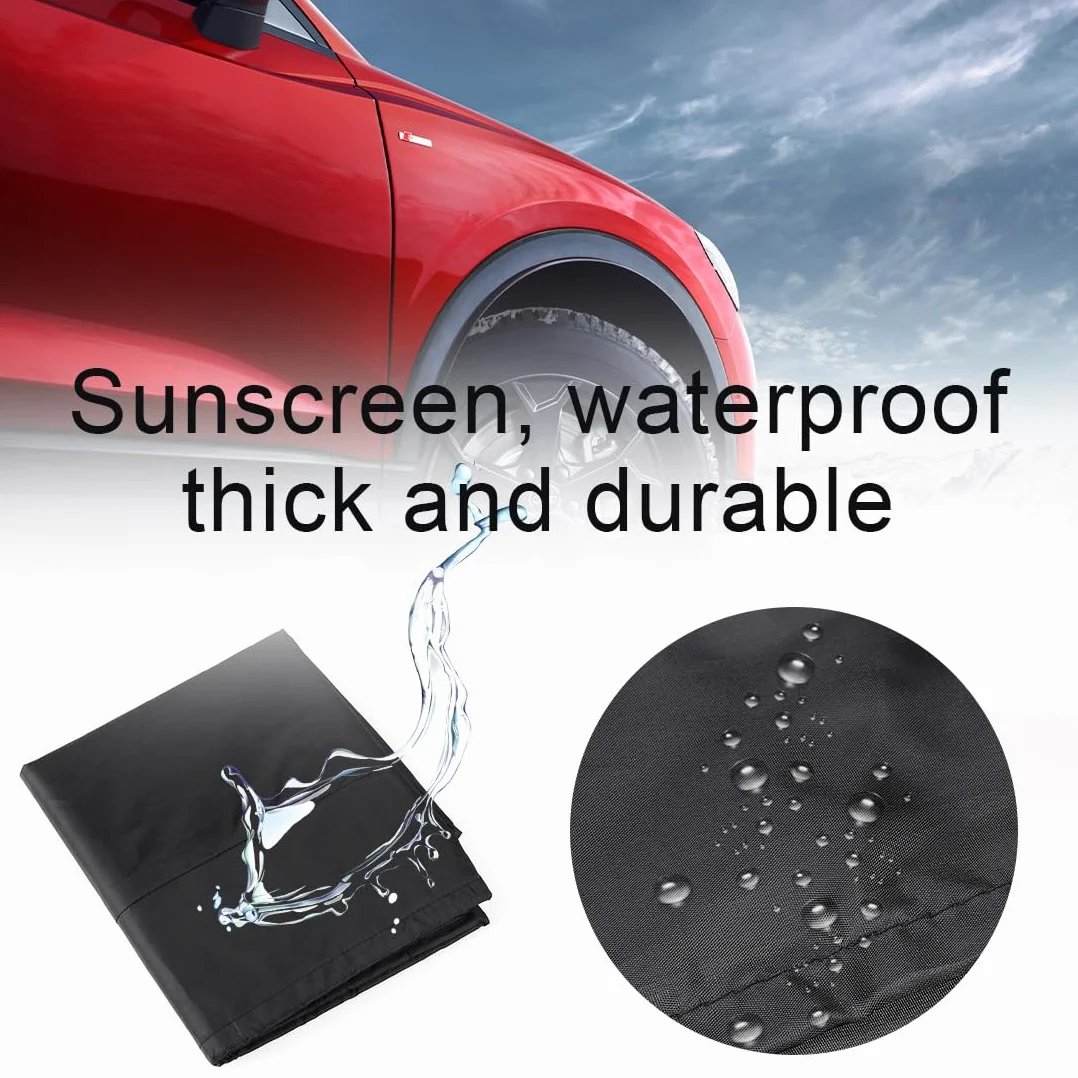 Copriruota Di Scorta Borsa Pneumatici Auto Copertura Ruota 65cm Nero