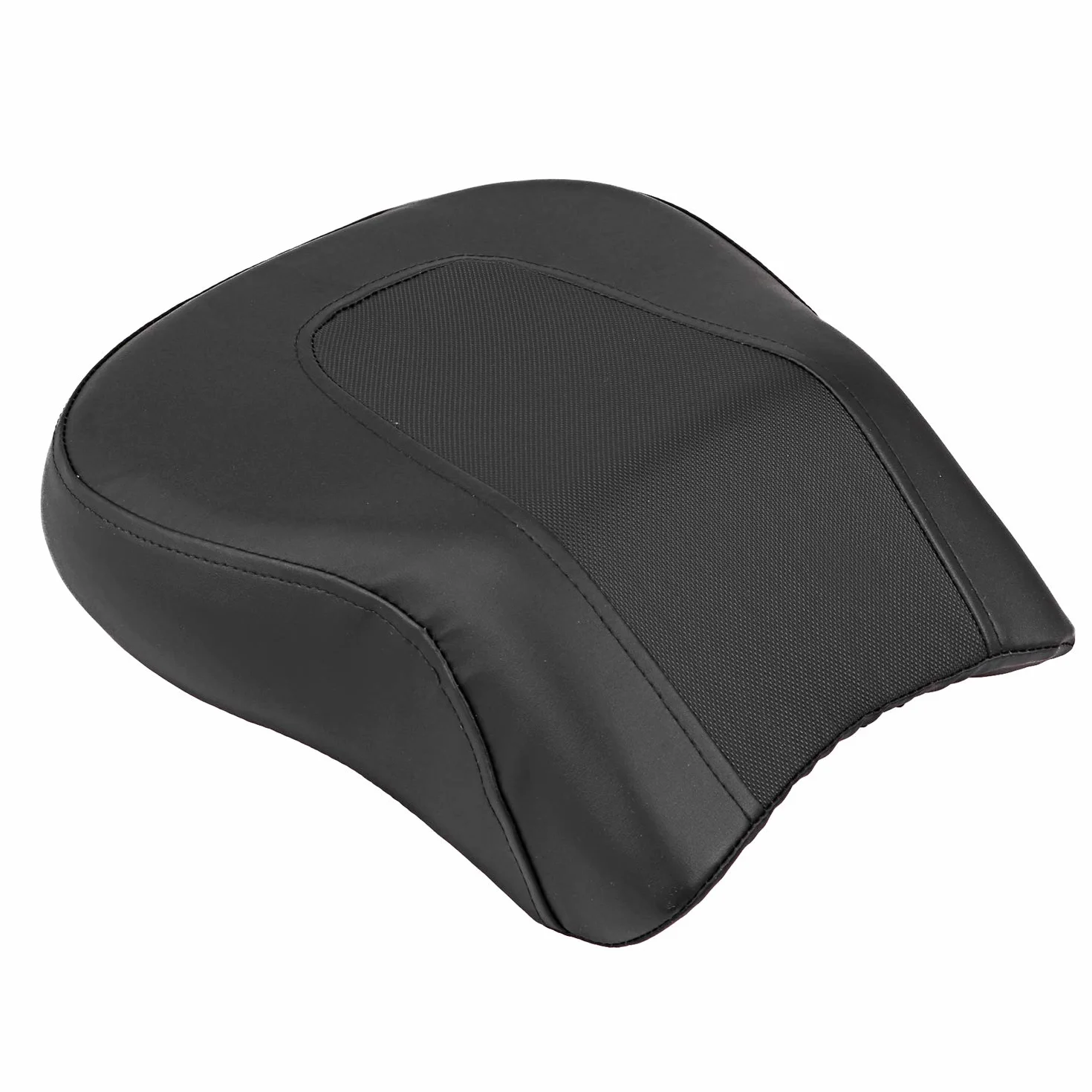 Cuscino per sedile posteriore del passeggero, compatibile con Harley Softail Fat Boy FLSTF 2007-2017, colore: Nero