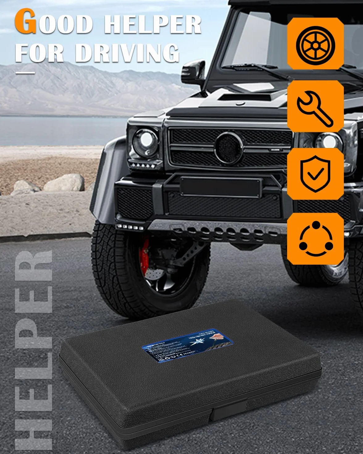 MAIKEHIGH Zestaw Naprawczy do Opon 88 Części, Tubeless Heavy Duty Profesjonalny do Moto, Camion, SUV, ATV