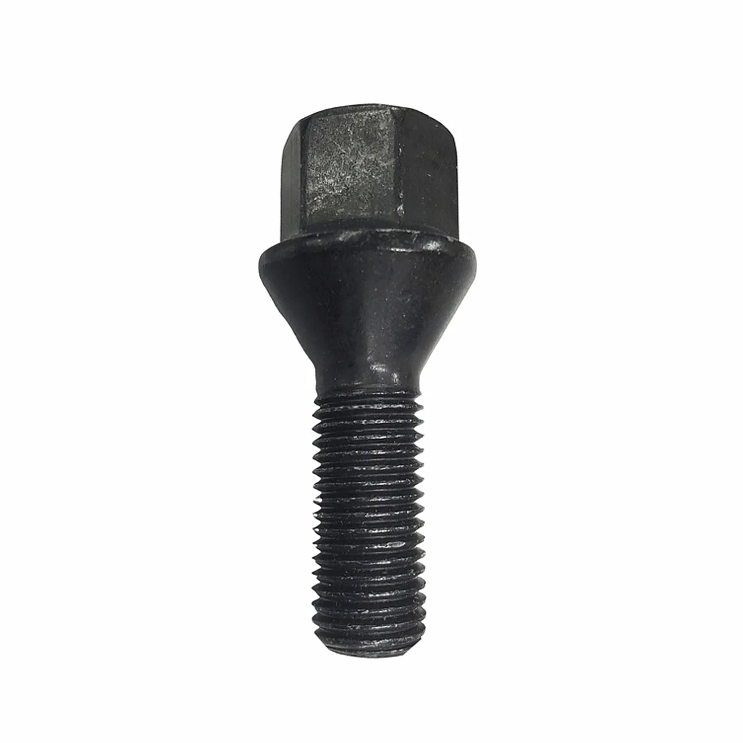 Bulloni per ruota M14 x 1,25 30 mm con testa conica nero