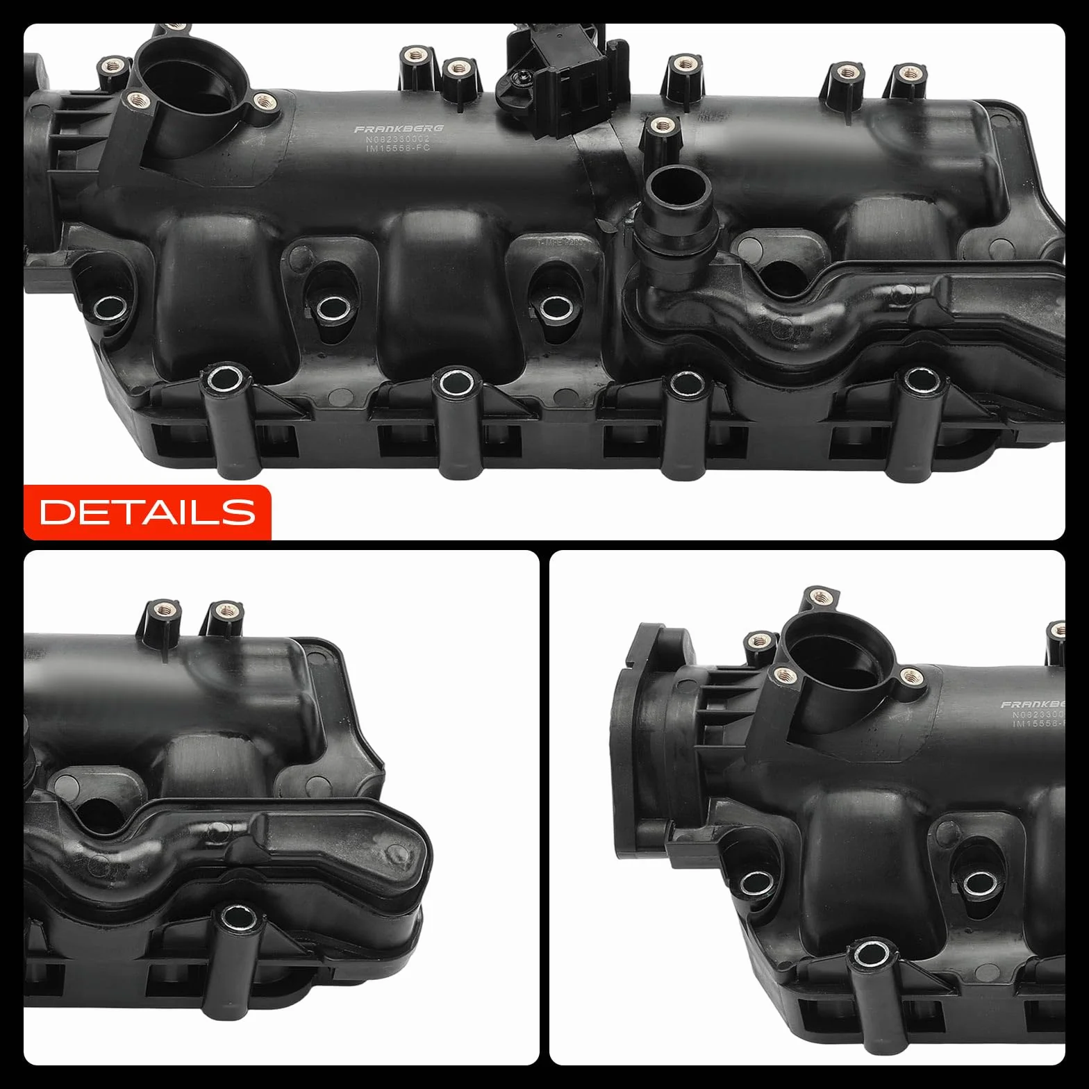 Frankberg Collettore di aspirazione Tubo di aspirazione Compatibile con Sedici 189 2.0 D MultiJet 4x4 Sedici 189 2.0 D MultiJet Ducato Furgone 250 115 MultiJet 2.0 D Doblo Pianale/Telaio 55215558