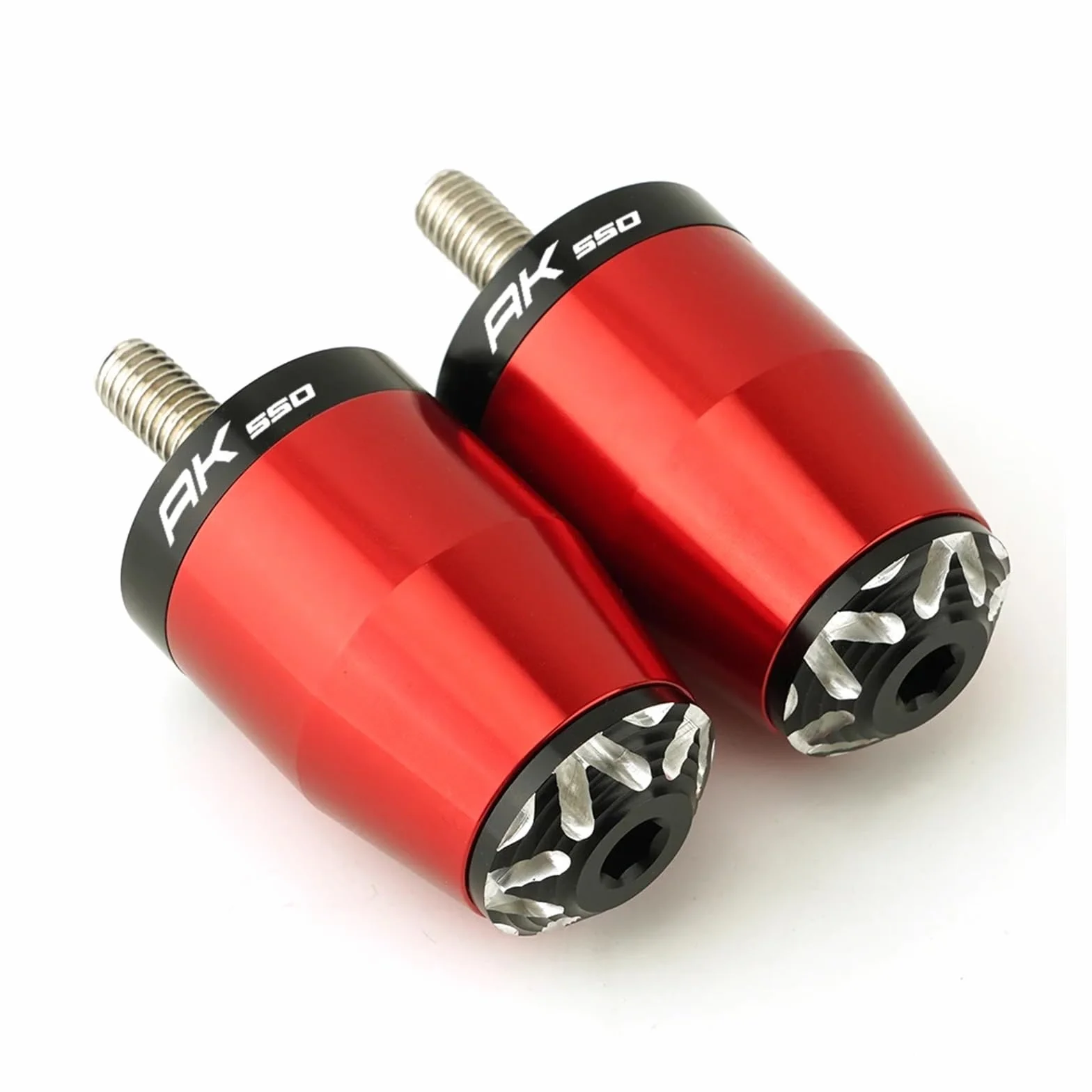Per KYMCO AK 550 AK550 2017 2019 2020 2018 Moto Manopole Manubrio Bar Ends tappi oro Anti Vibrazione Estremità Del Manubrio