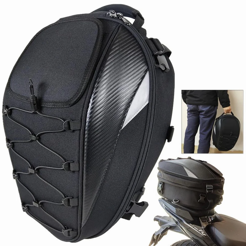 BIGFOX Borsa da sella per moto impermeabile 10-14 l