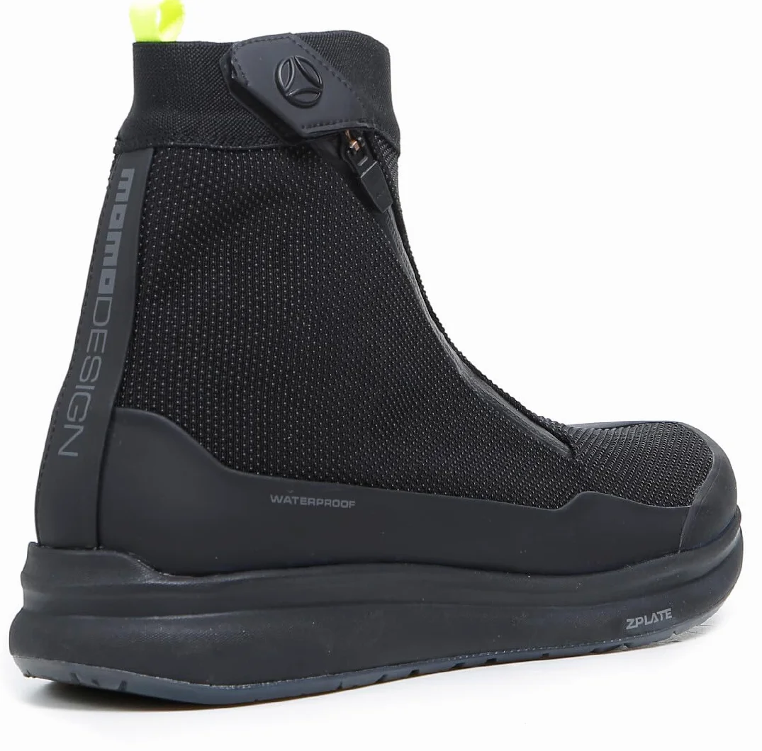 MOMO Firegun-1 WP Scarpe da moto, nero, 47
