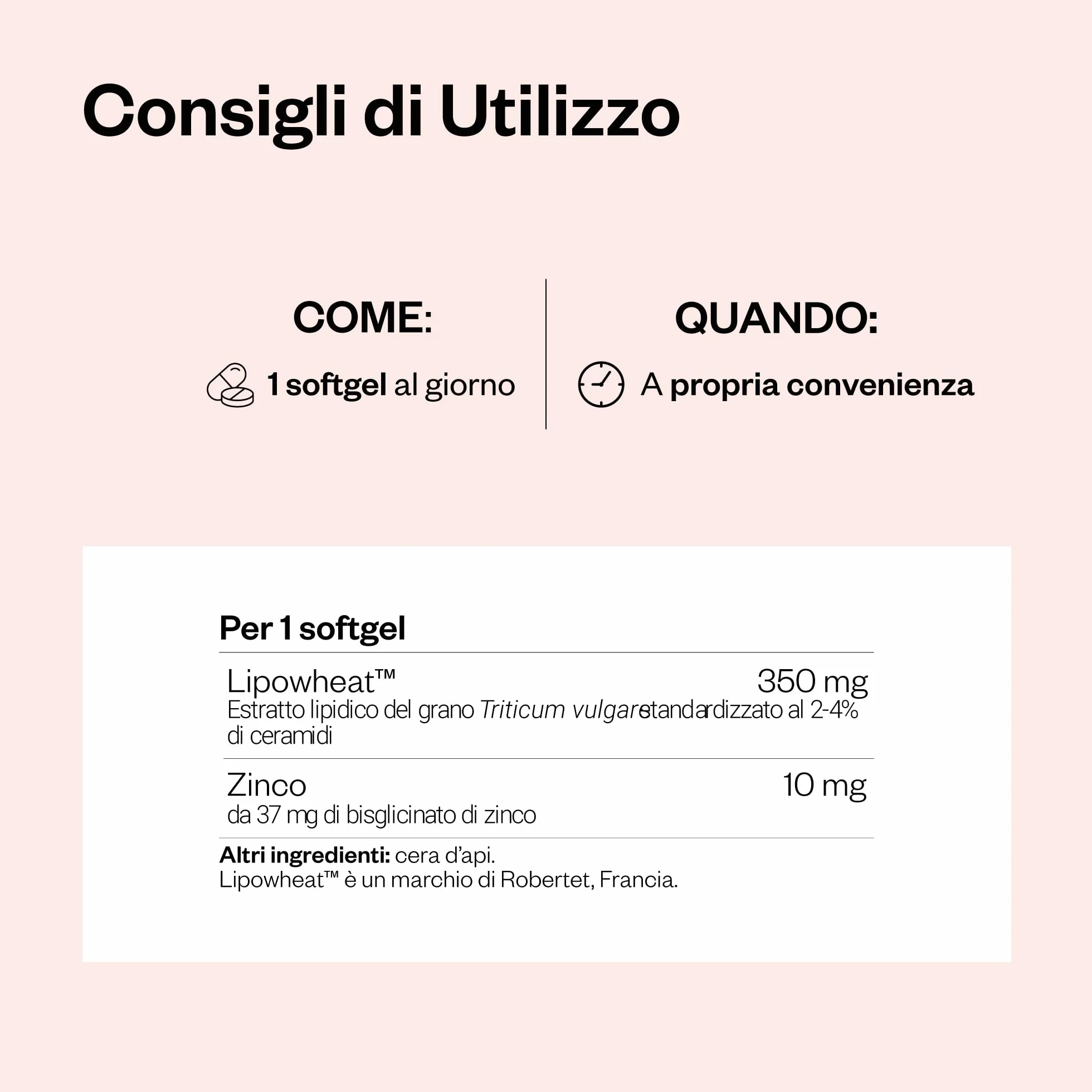 Supersmart Skin Ceramides Lipowheat™ Integratore Pelle Luminosità Idratazione Elasticità