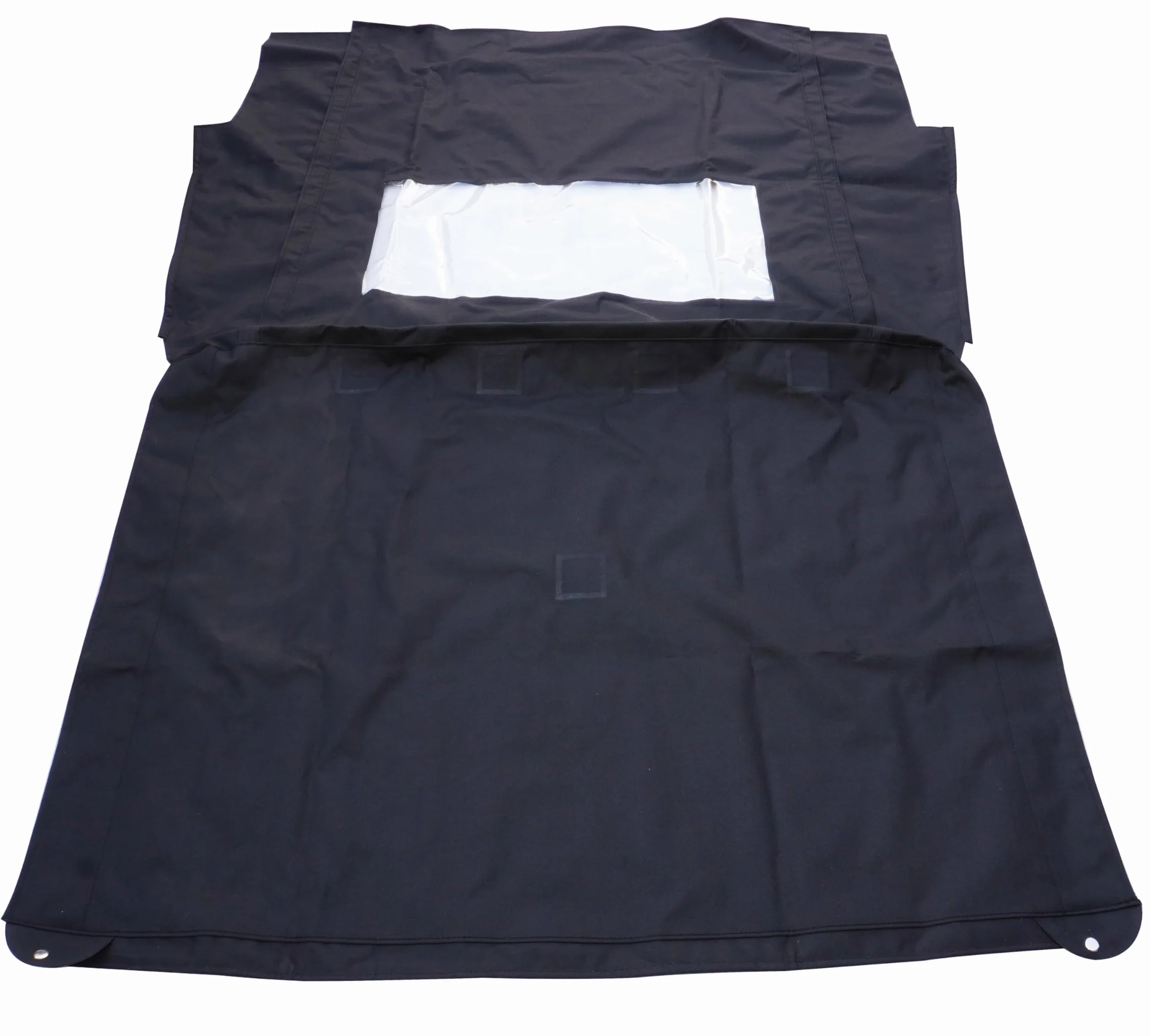 AEspares Compatibile con Suzuki Samurai Sj410 Sj413 Ricambio Bikini Soft Top Nero Lunotto Posteriore
