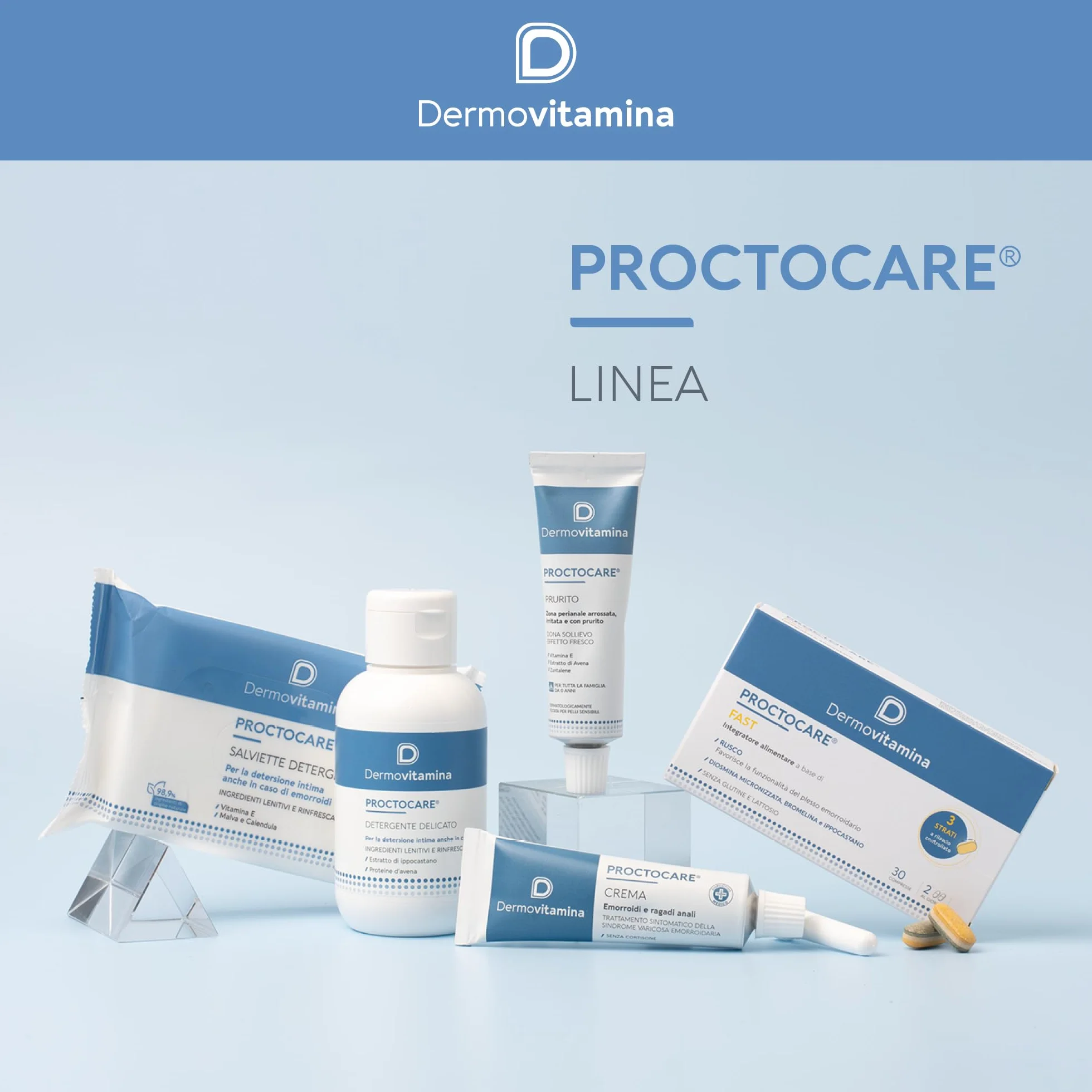 Dermovitamina Proctocare Crema Proctologica Lenitiva e Protettiva 30ml