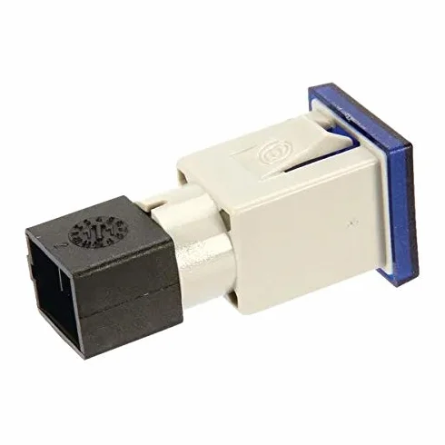 Spia blu COBO per cruscotto trattore quadrata senza lampadina