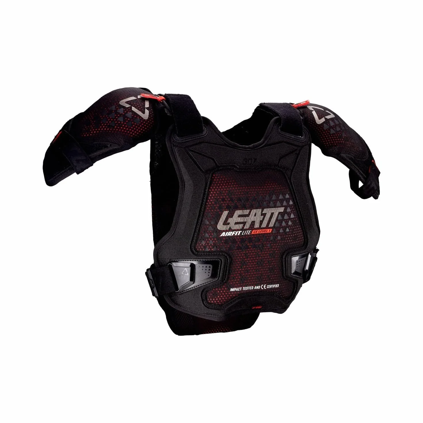 LEATT Pettorina 3DF Airfit Evo Pro Junior #S/M 134-146cm Nero