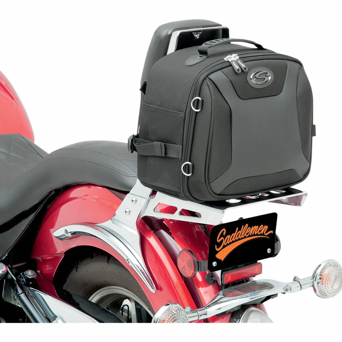 Saddlemen 3515-0138 Sport Sissy Bar Bag Nero 19" L x 15,5" H x 10" P