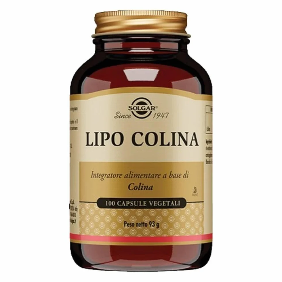 Solgar Lipo Colina Integratore per Fegato 100 Capsule