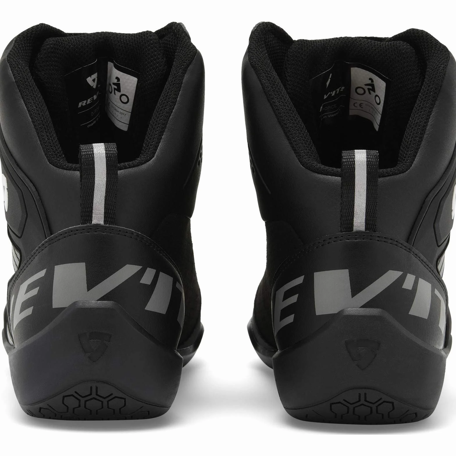 Revit G-Force Scarpe da moto, nero/bianco, 42