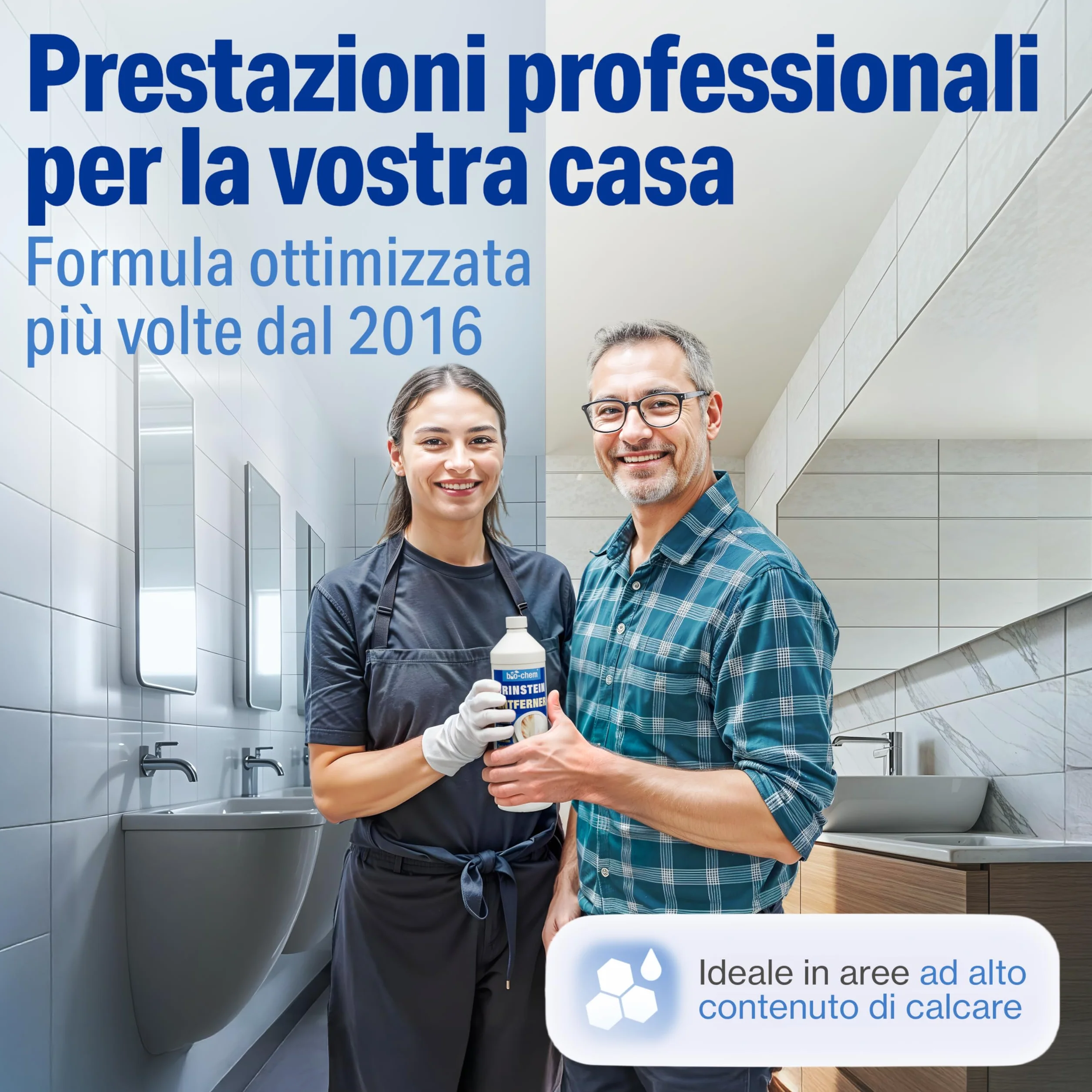 Efficace anticalcare bagno 1L sgrassatore anti calcare cassetta wc Prodotto pulizia casa
