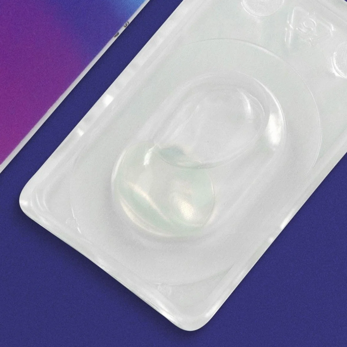 GLAMLENS Lenti a contatto colorate Jasmine Light Blue - mensili - silicone idrogel - 2 pezzi - DIA 14.0 - senza correzione