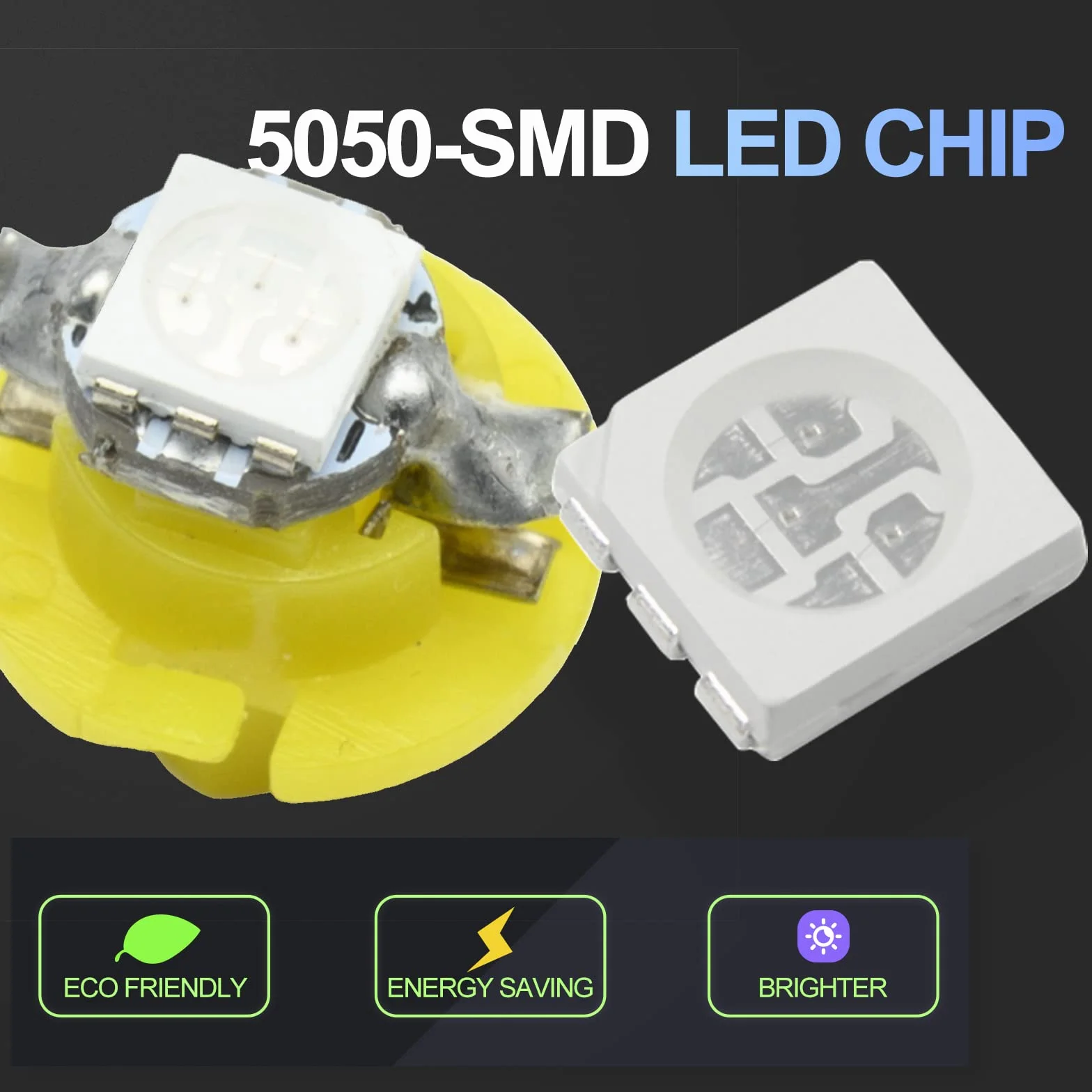 Lampadine a LED per pannello strumenti Porsche 993 964 Tachimetro Contagiri Orologio Luci Cruscotto Giallo