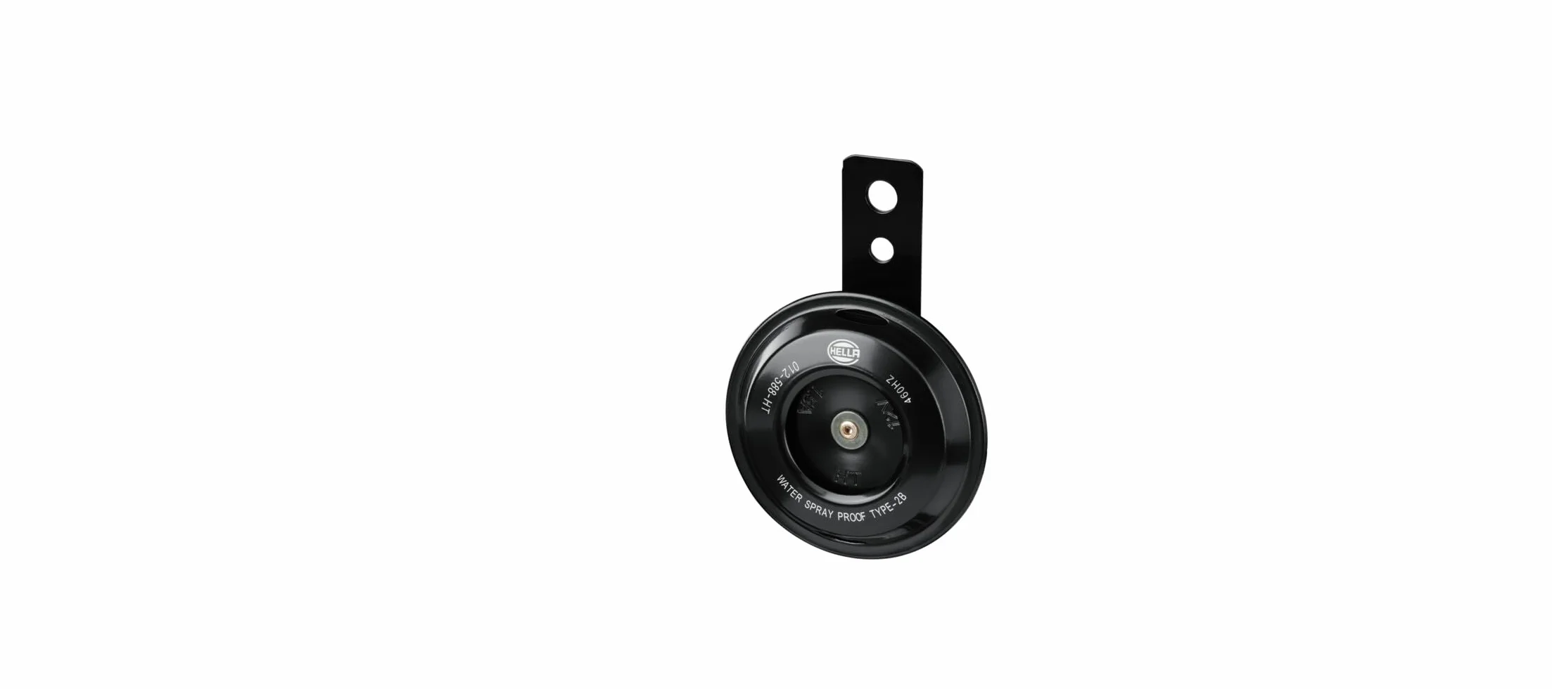 HELLA 3AL 012 588-061 Segnale Clacson - HELLA ESSENTIAL HORN S70-12V - 108dB (A) - Gamma di frequenza: 460Hz - Tono alto - Elettrico - Colore alloggiamento: Nero - Quantità: 1