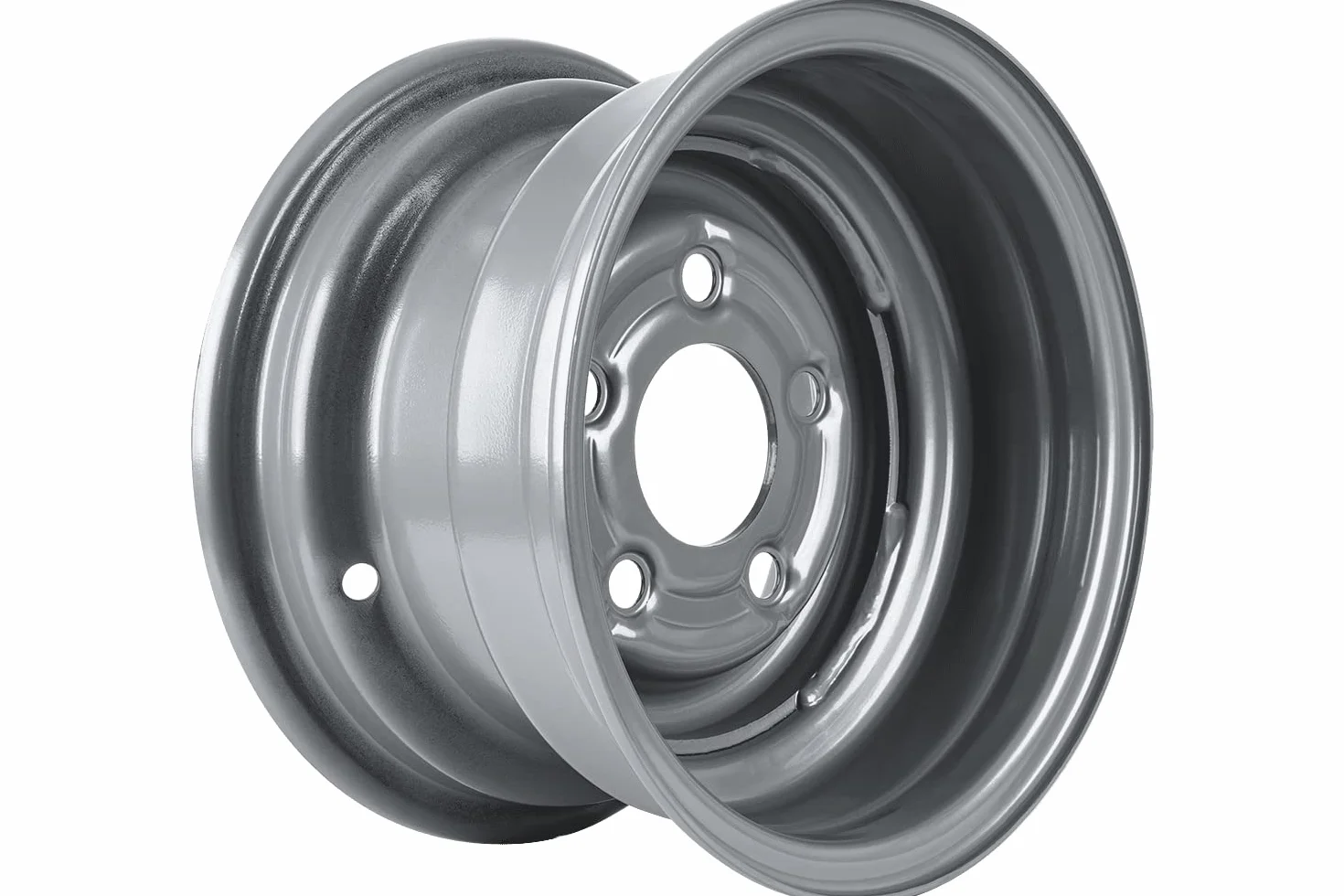 UNITRAILER Cerchione in Acciaio per Rimochi 10 Pollici Foratura 5X112 Cerchio Ruota 6.00x10H2