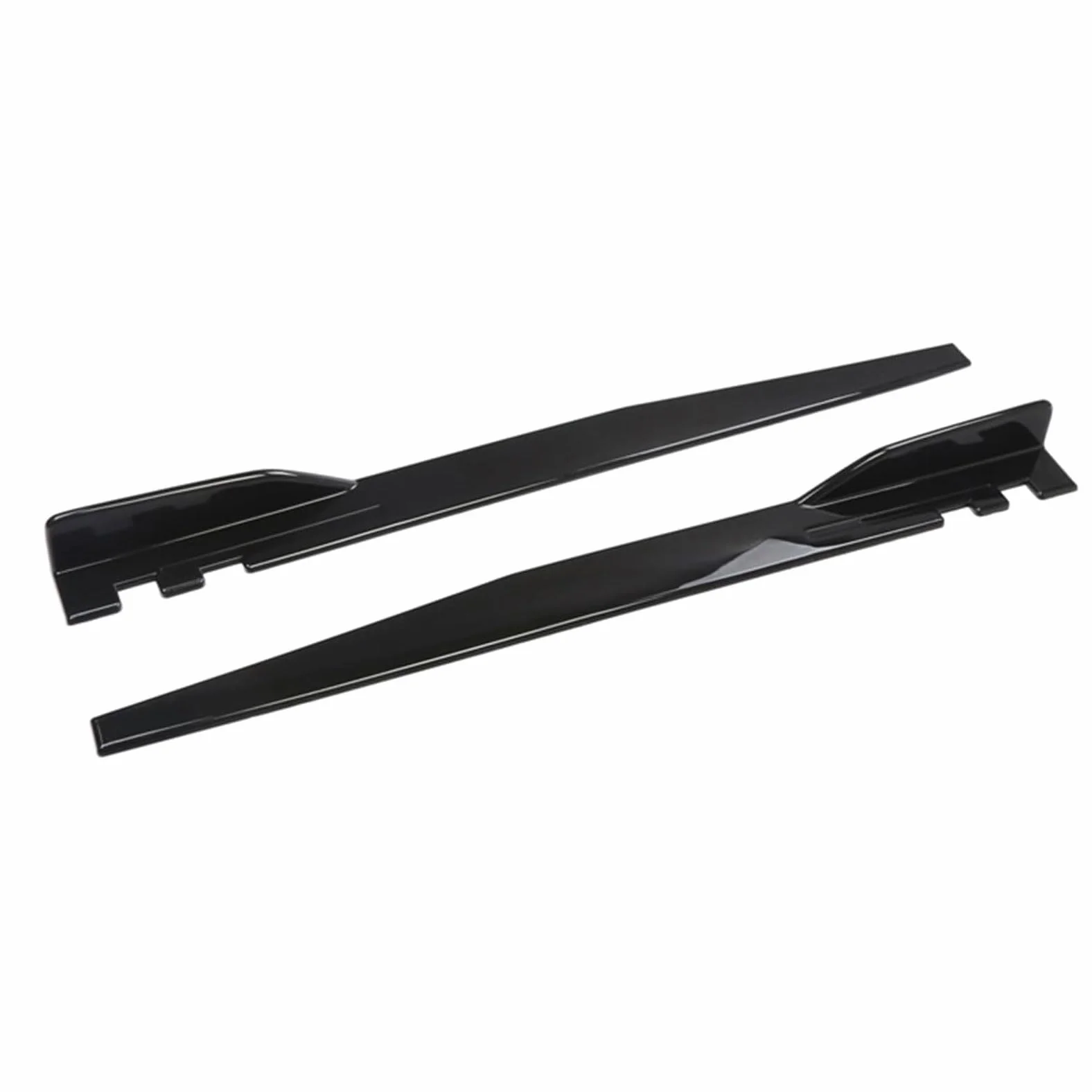 Auto Minigonne Laterali per Peugeot 208 Hatchback 2019 2020 2021 2022 2023 2024 2025, Laterali Estensioni Gonna Laterale, Accessori Auto,Bright Black