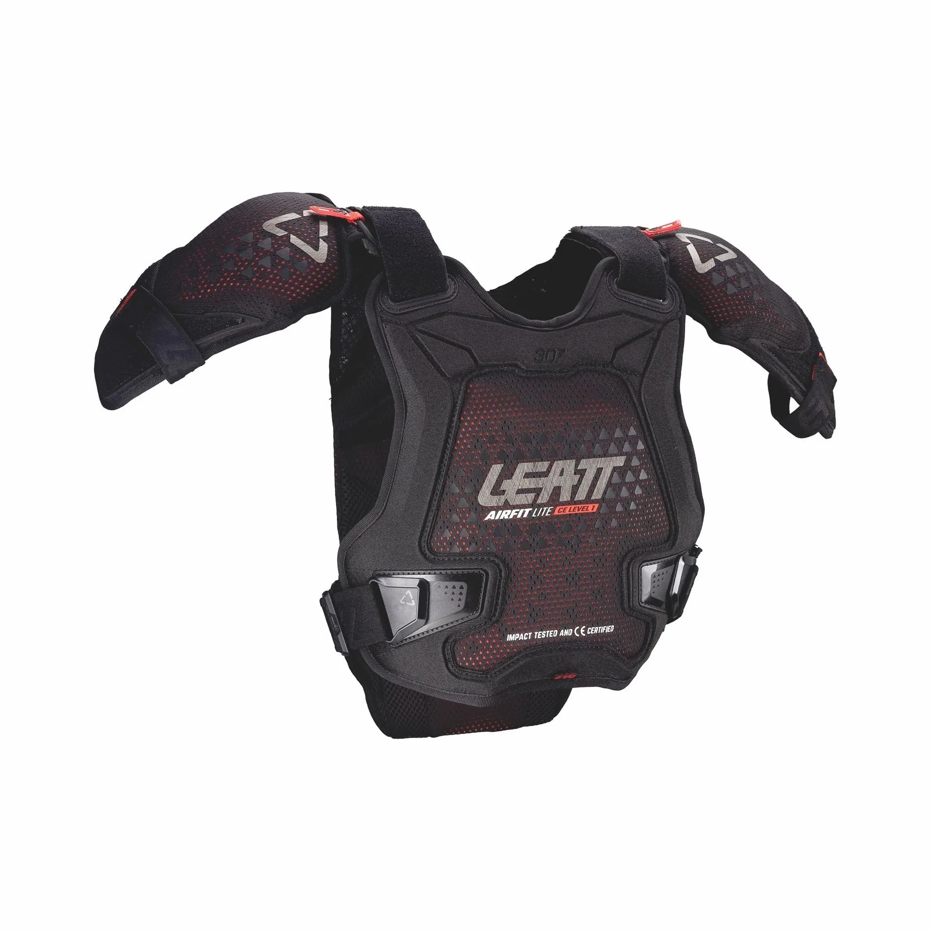LEATT Pettorina 3DF Airfit Evo Pro Junior #S/M 134-146cm Nero
