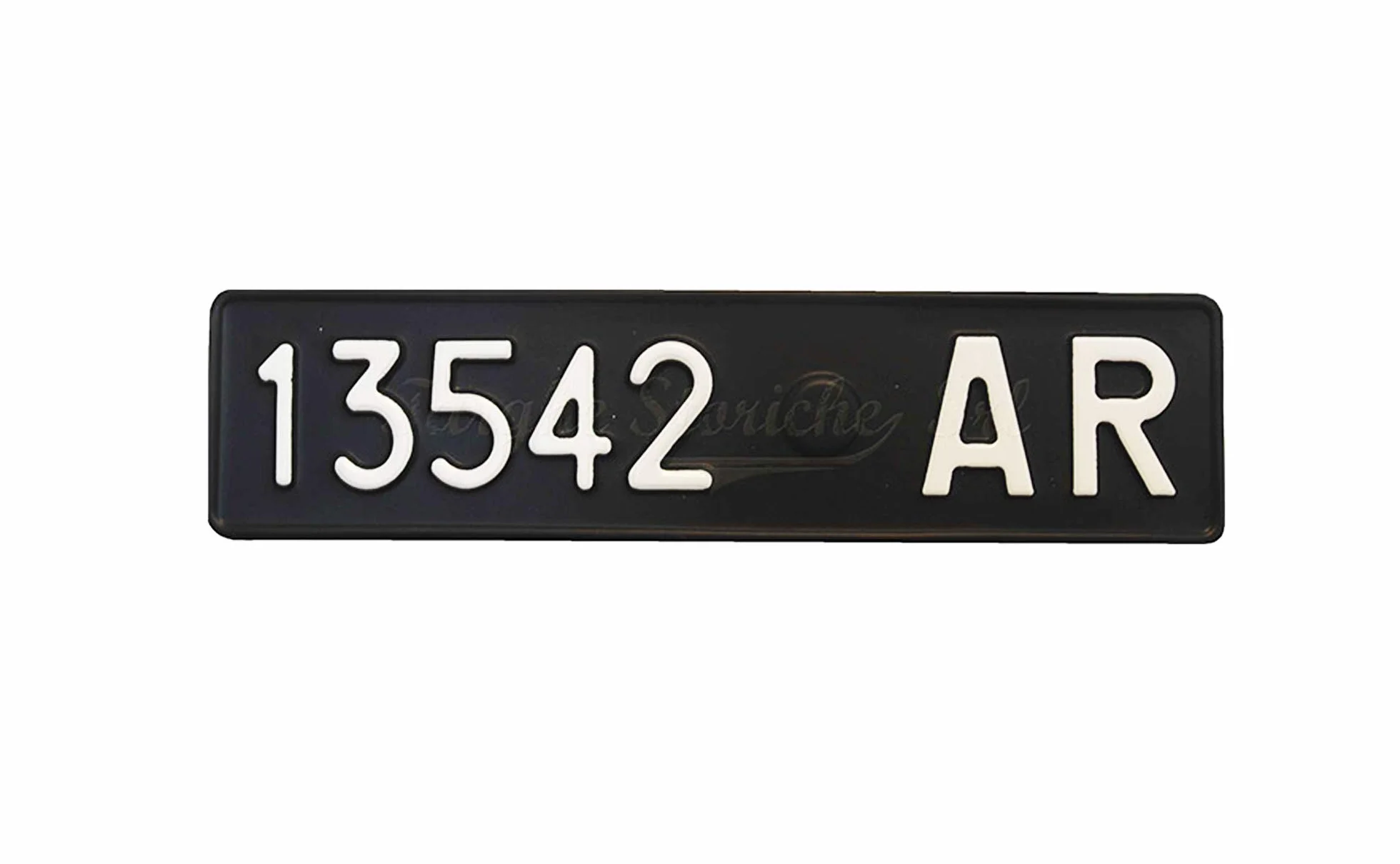 Targhe Storiche srl Targa Auto Anteriore in Metallo Fino al 1962 (Alluminio plastificato)