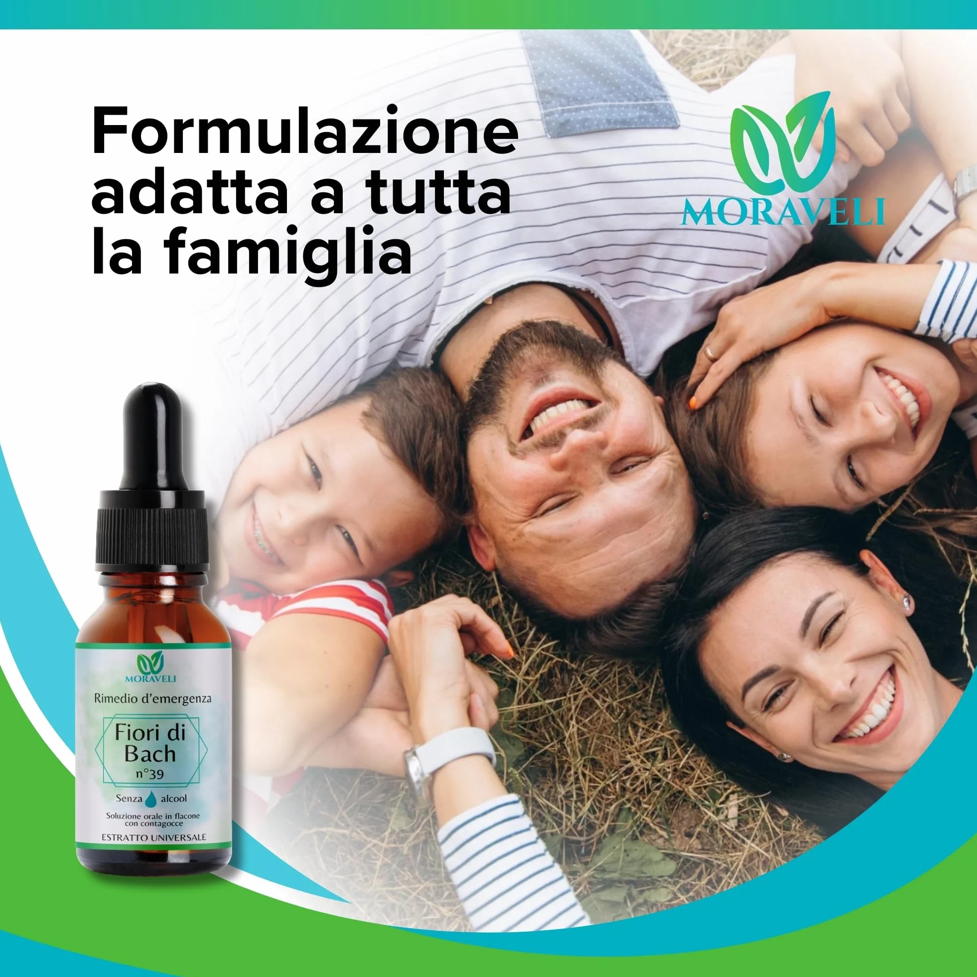 Fiori di Bach Rescue Remedy n.39 Gocce 50ml Senza Alcool - Miscela Floreale Originale