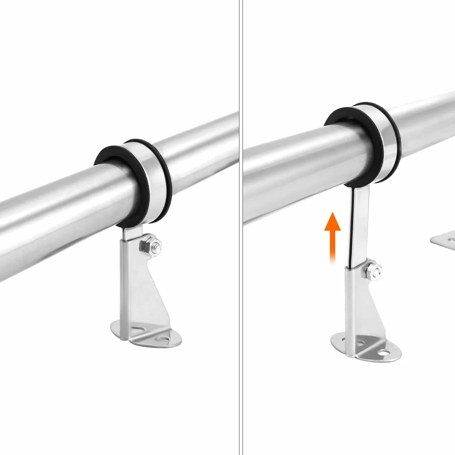 QWORK® Tromba Nautica Trombe Camion in Acciaio Inossidabile 304-328DB 12V 10A -Tromba Singola Potente per per Barche e Veicoli