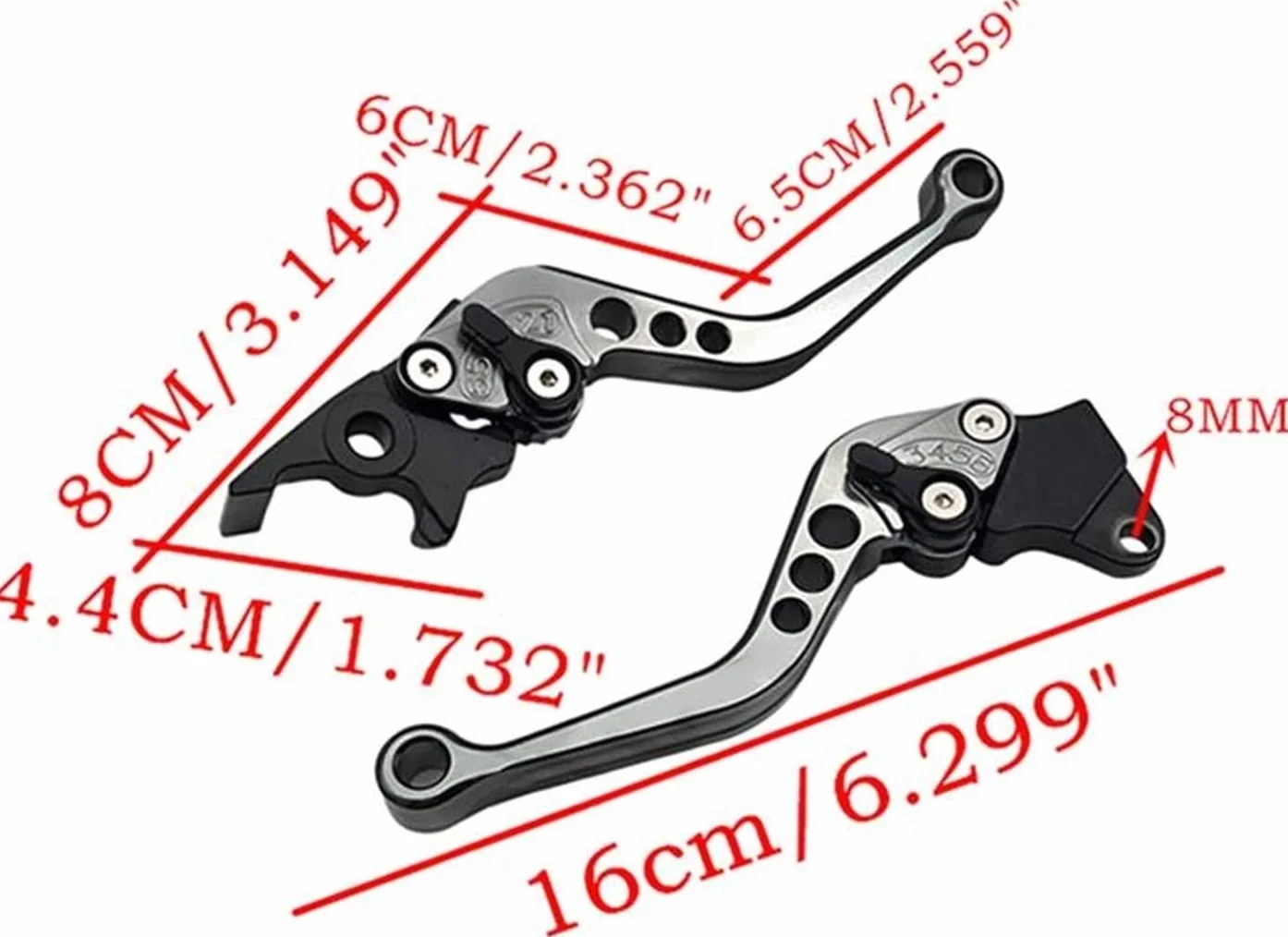Accessori Moto Per Z750 Z 750 (non per il modello Z750S) 2007-2012 2008 2009 2010 2011 CNC Alluminio Regolabile Breve Freno Leve di Frizione Maniglia (Colore: Nero)