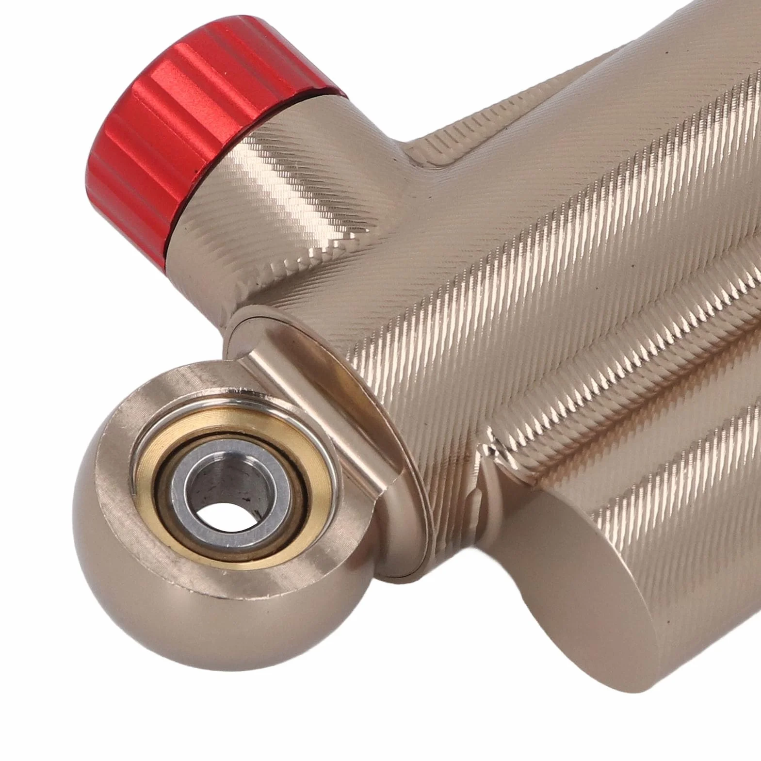 Ammortizzatore di Sterzo CNC Regolabile Stabilizzatore di stabilità Migliorato per Motocicli Olio di Smorzamento Importato Universale in Oro Intervallo da -40 ° C a 100 ° C