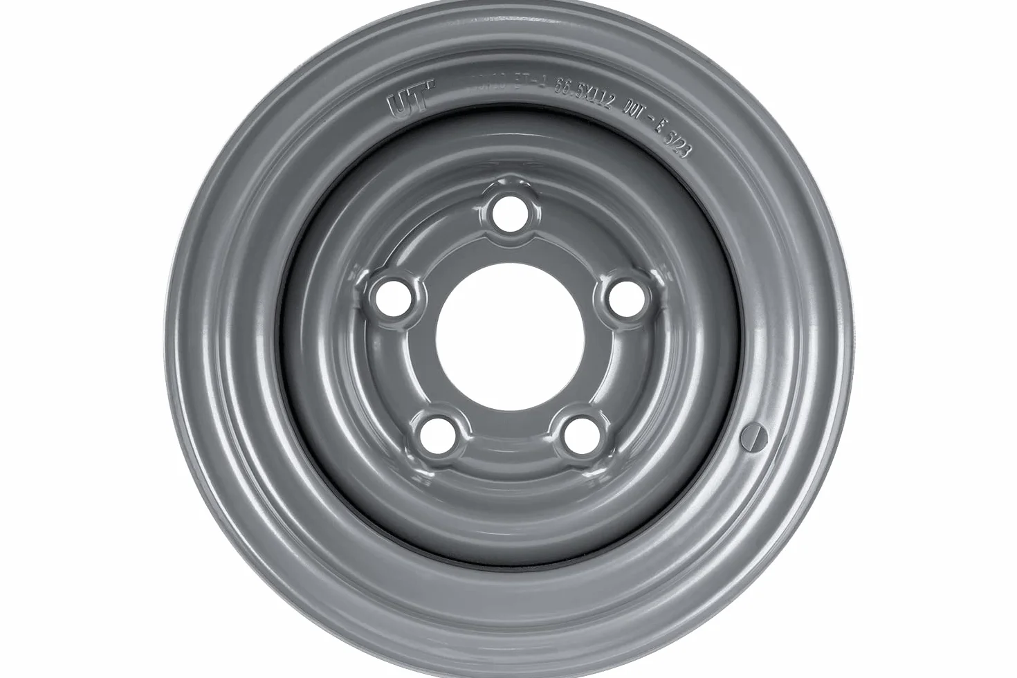 UNITRAILER Cerchione in Acciaio per Rimochi 10 Pollici Foratura 5X112 Cerchio Ruota 6.00x10H2