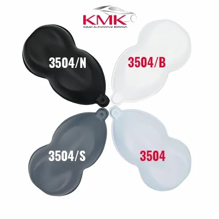 KMK Fondo BIANCO HS 2K 4:1 e catalizzatore ultrarapido 4 L di fondo e 1 L di catalizzatore | Kit Professionale per carrozzeria