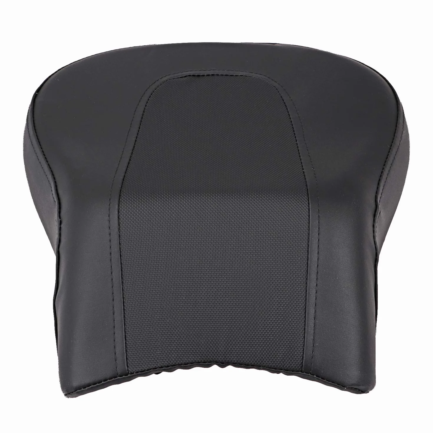 Cuscino per sedile posteriore del passeggero, compatibile con Harley Softail Fat Boy FLSTF 2007-2017, colore: Nero