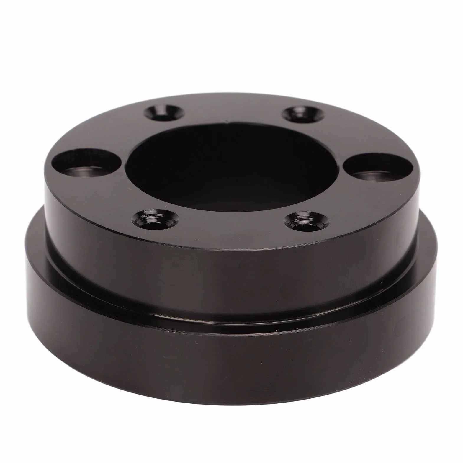 Piastra Adattatore Volante 70mm 6 Fori Lega Alluminio per Logitech G25 G27 G29 G920 13-14 Pollici Nero