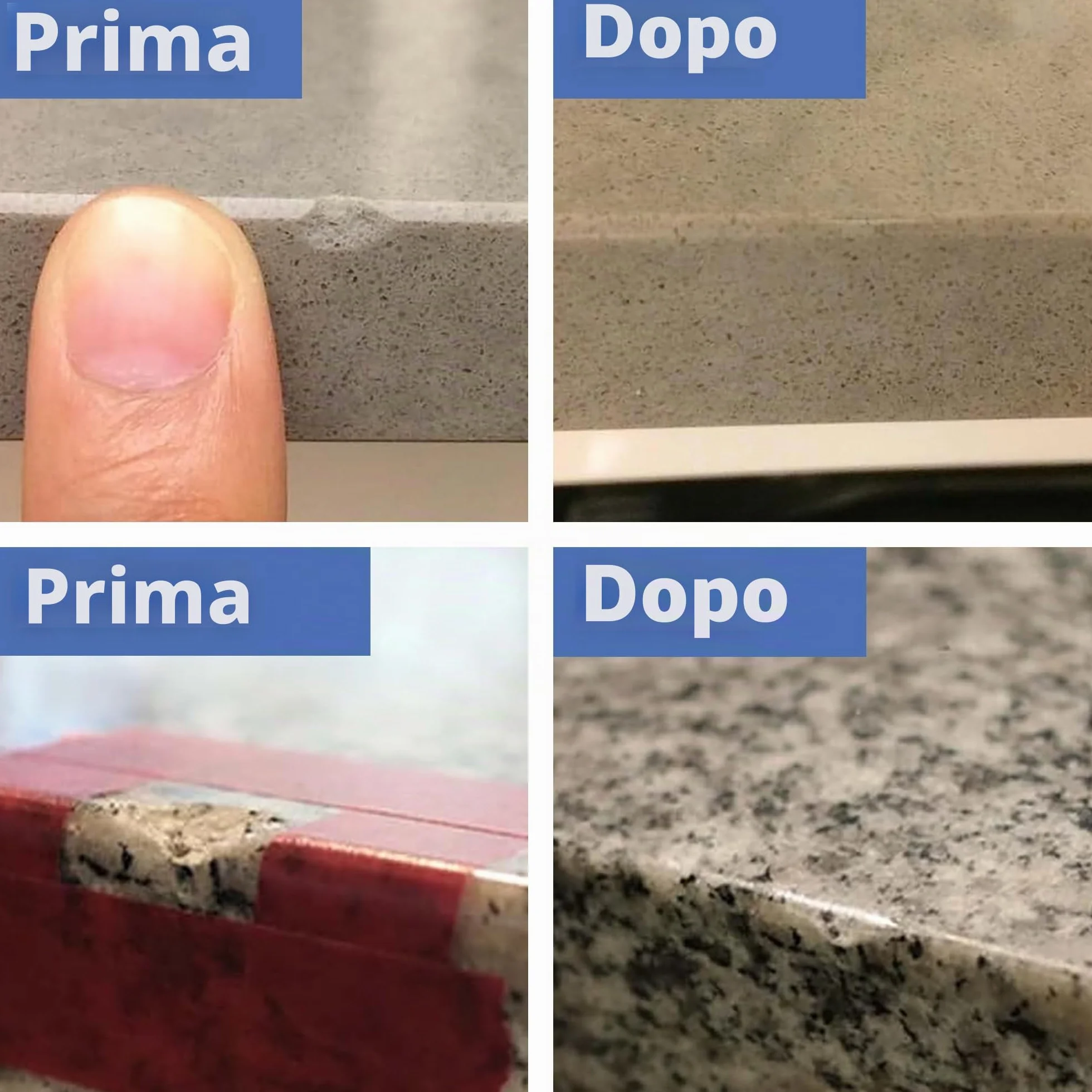 Zestaw naprawczy do porcelany, kwarcu, marmuru, granitu, Corian HIMG LCA(TM)