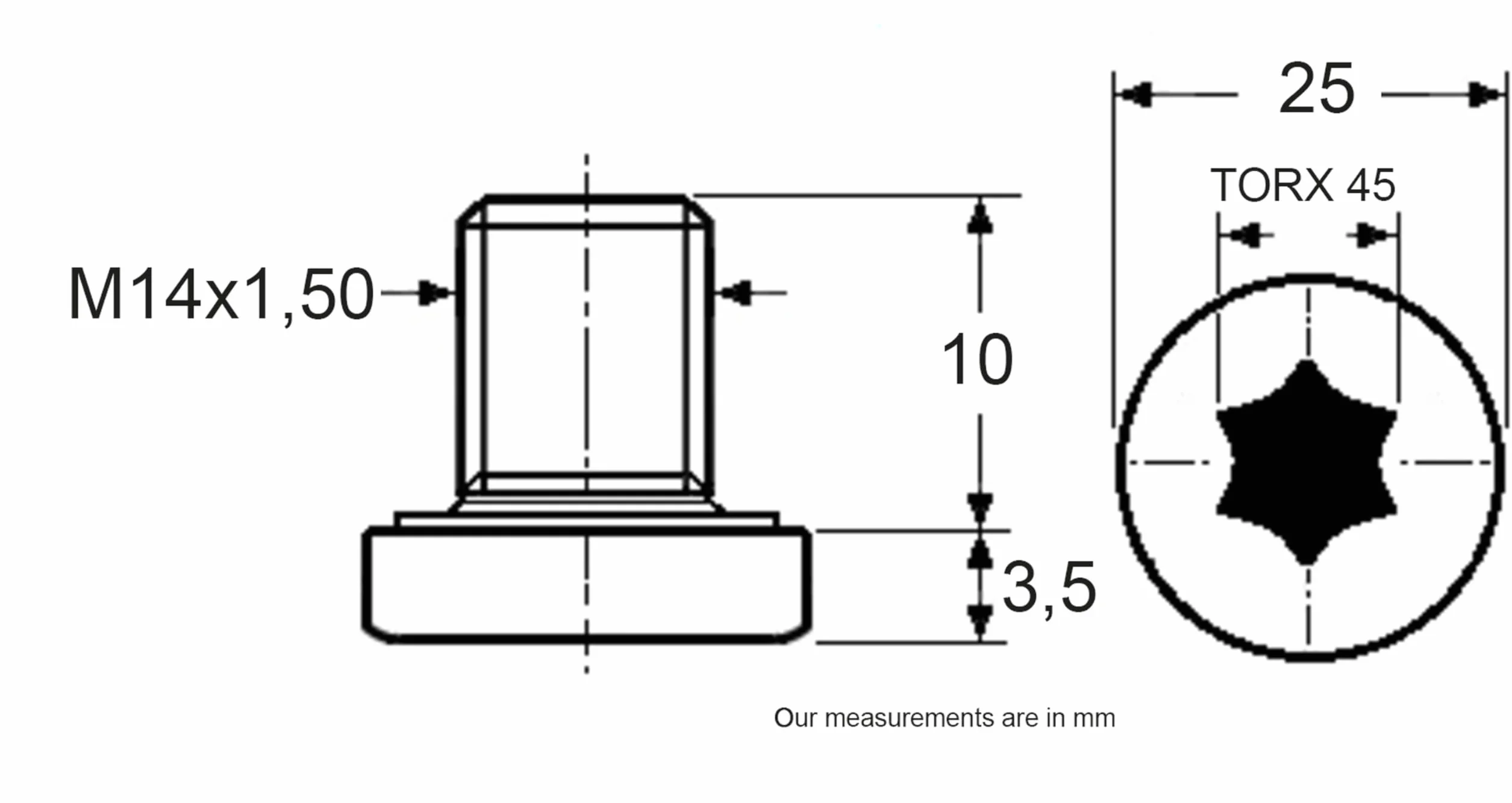 Restagraf - Bouchon de Vidange avec Joint Assemblé - M14-1,5 x 10 mm - Compatibile con Alfa Romeo, Chevrolet, Citroën, Fiat, Ford, Lancia, Opel, Peugeot, Suzuki (Certains Moteurs) - Réf. 221468