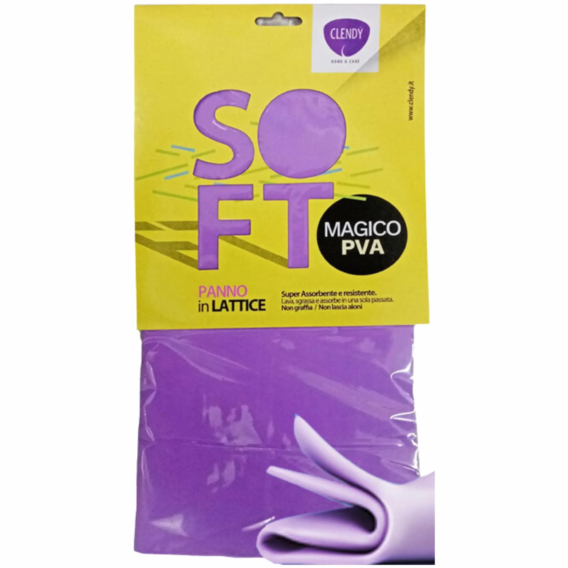 Quasar VETRI CON ALCOOL 580ml + Panno In Lattice SOFT 30x30, Non Lascia Aloni, Asciuga Rapidamente