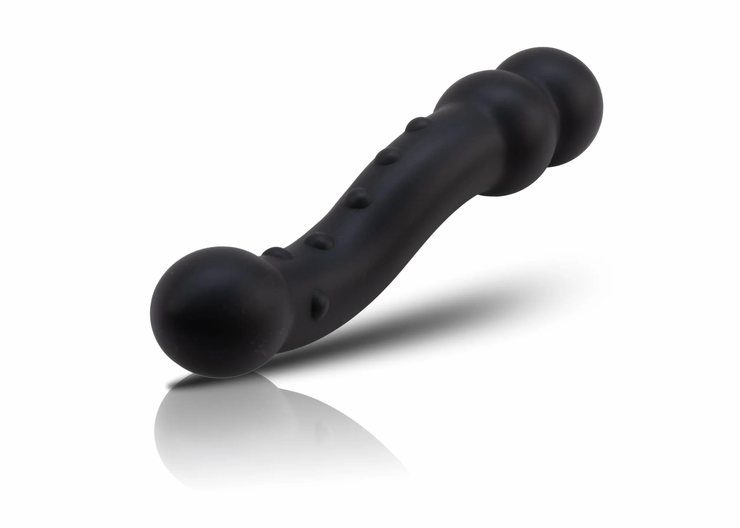 FOPS A106 Stimolatore prostatico silicone nero 18 cm ⌀3,3 cm anal plug per uomini elettrostimolazione