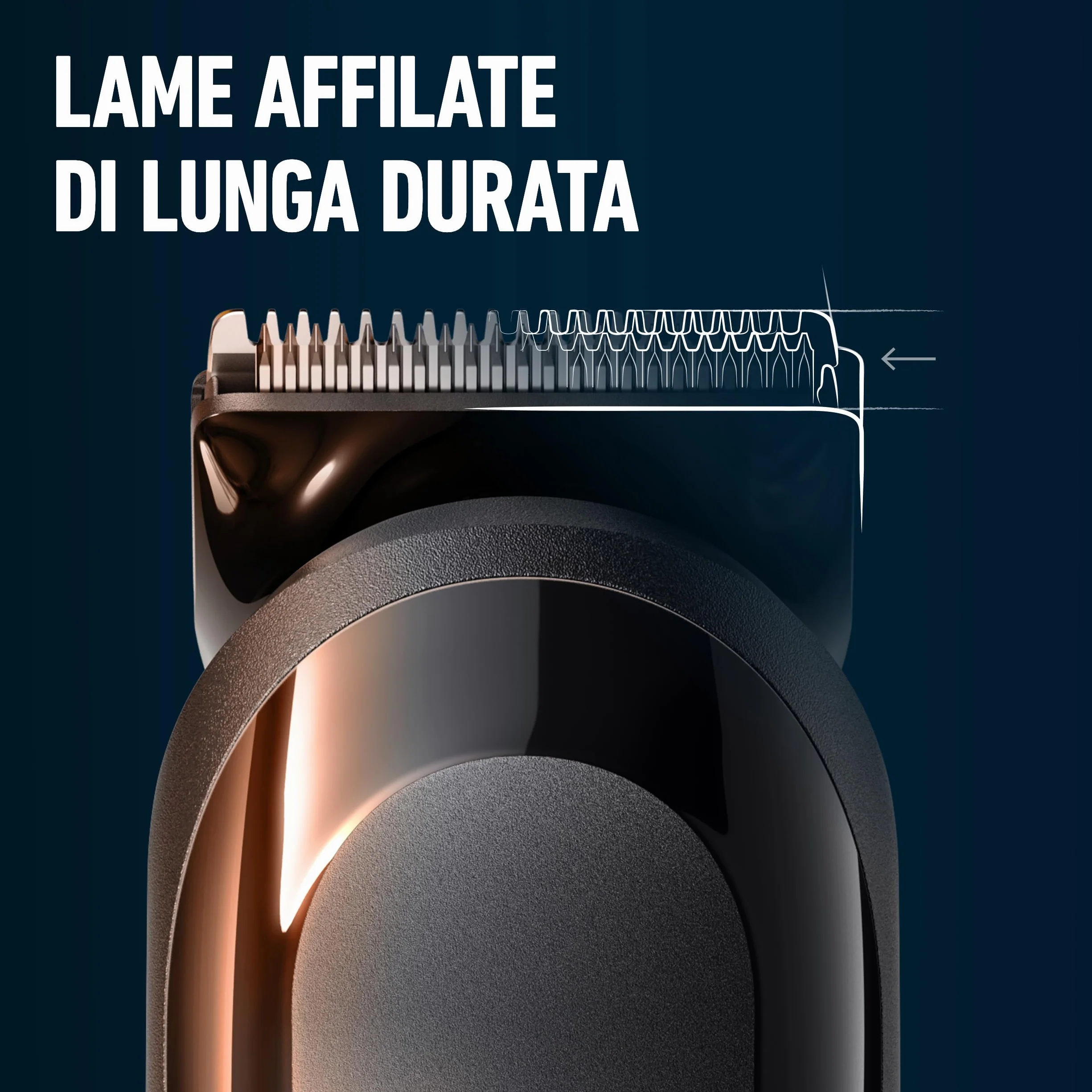 King C. Gillette Kit Regolabarba Uomo, Rasoio Elettrico Barba, 1 Testina, 3 Pettini Regolatori, Caricatore