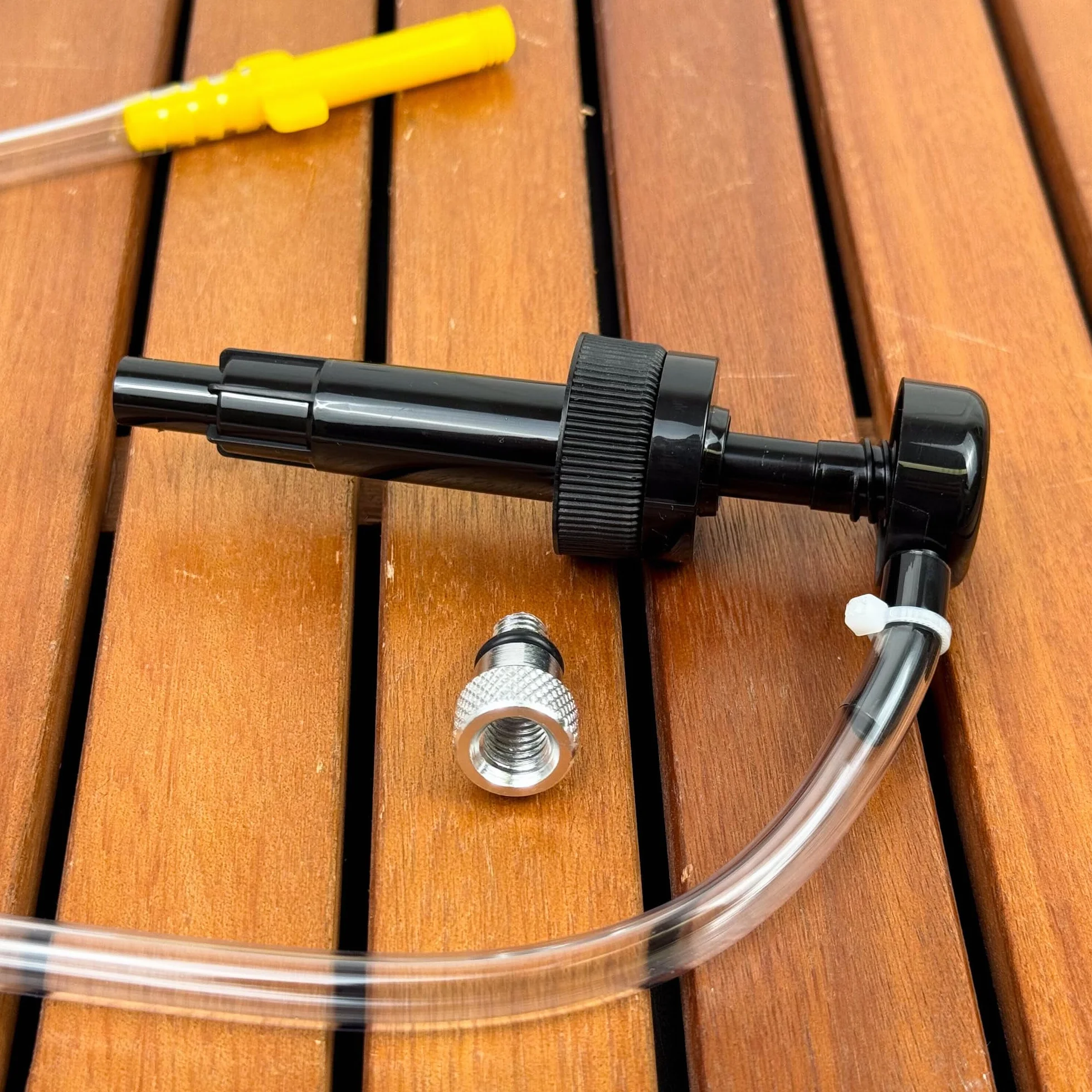 GATE14® Pompa Manuale per Cambio Olio Motore Fuoribordo con Siringa di Aspirazione