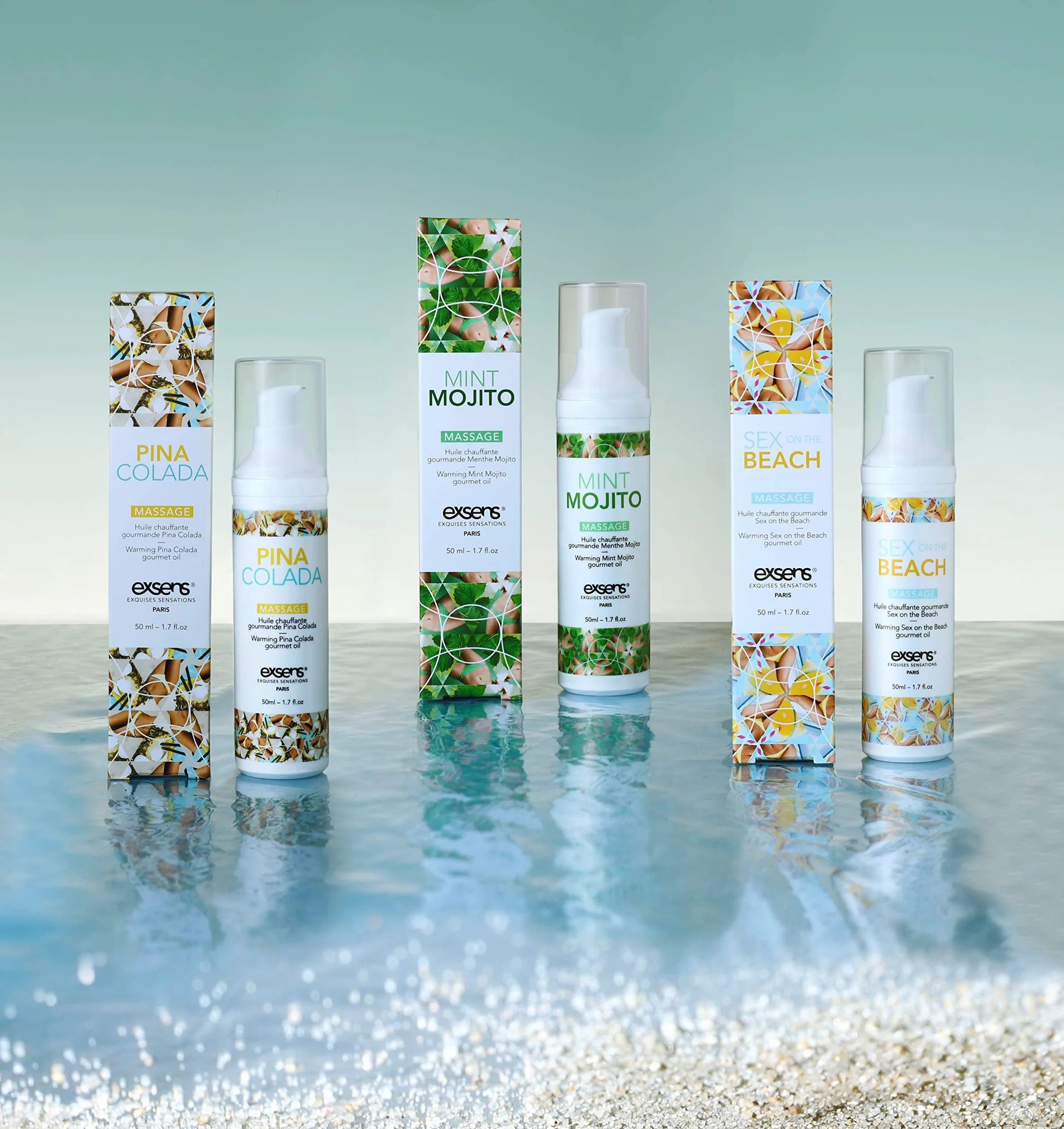 Exsens Sesso con olio da massaggio riscaldante 50 ml