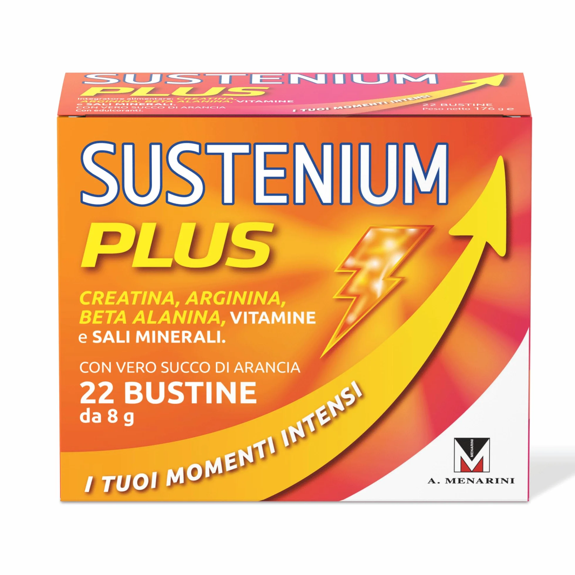 Sustenium Plus Integratore Energizzante Aminoacidi Vitamine Minerali 22 Bustine