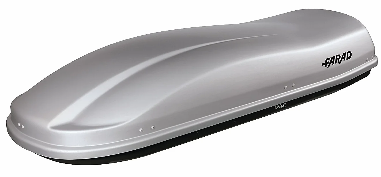 Farad 1-92431 N/11 Grigio Goffrato Box Auto, 530 Litri