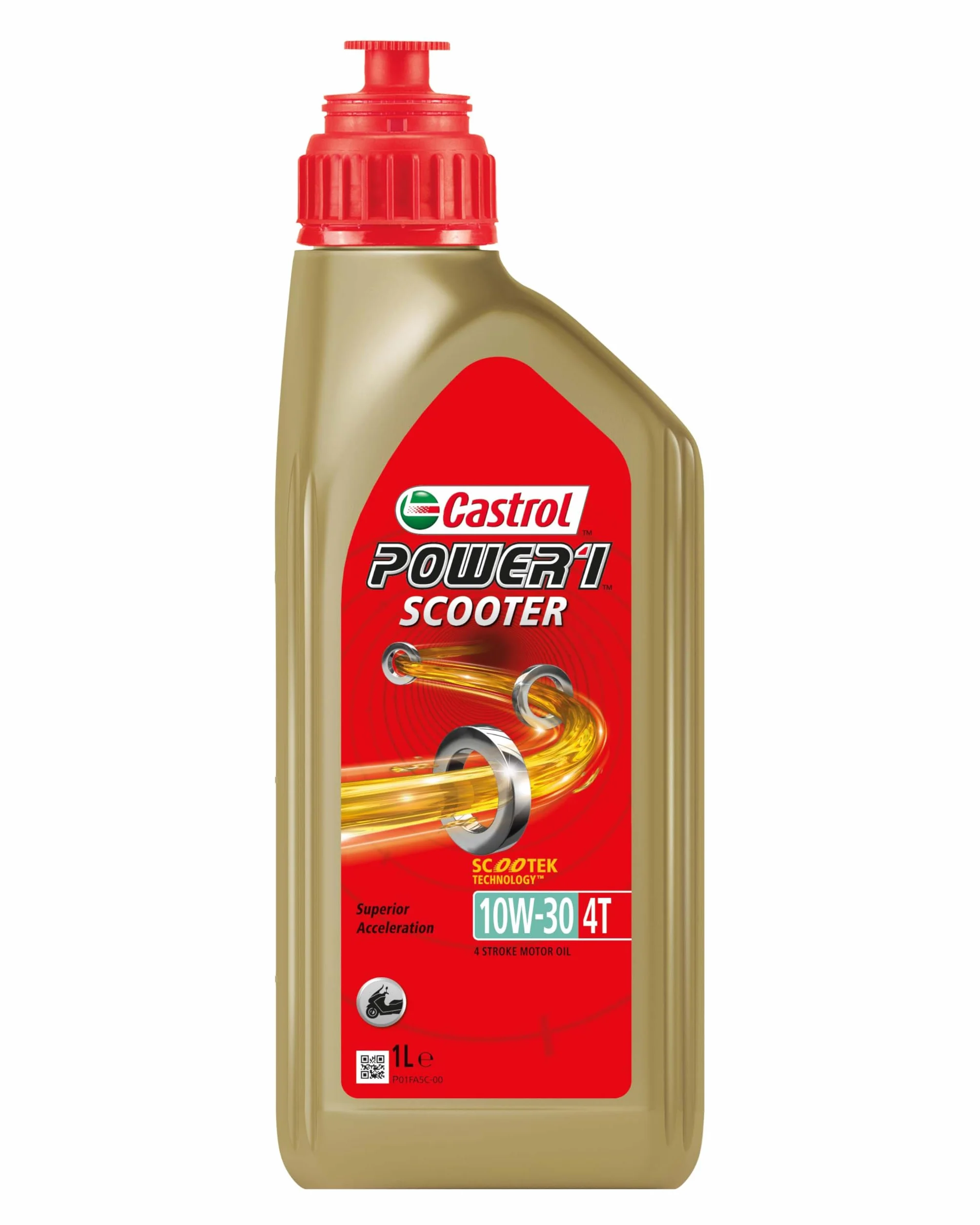 CASTROL POWER1 SCOOTER 4T 10W-30 Olio Motore Parzialmente Sintetico 1 Litro