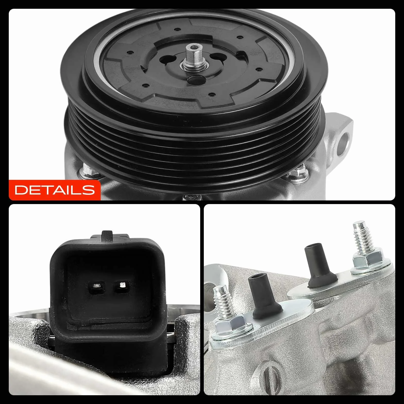 Frankberg Compressore aria condizionata con frizione Compatibile 208 I CA CC C3 II SC 2008 I CU DS3 SA SB ACP1591000S
