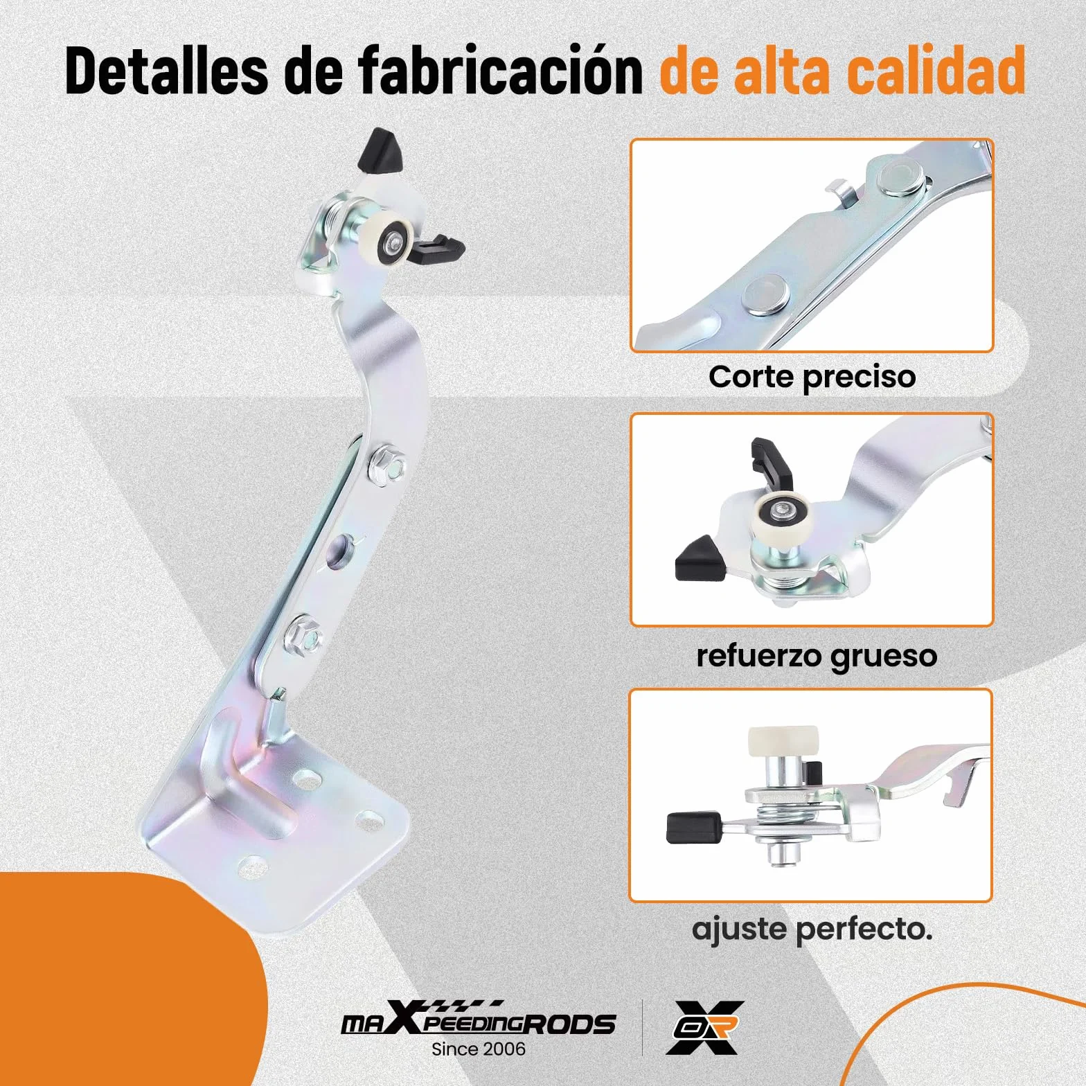 maXpeedingrods Serratura Porta Scorrevole per FIAT Ducato, per CITROEN Jumper, per PEUGEOT Boxer 2006-2024 1344234080 1344239080 1344266080 9033v3 9033s3 9033v8